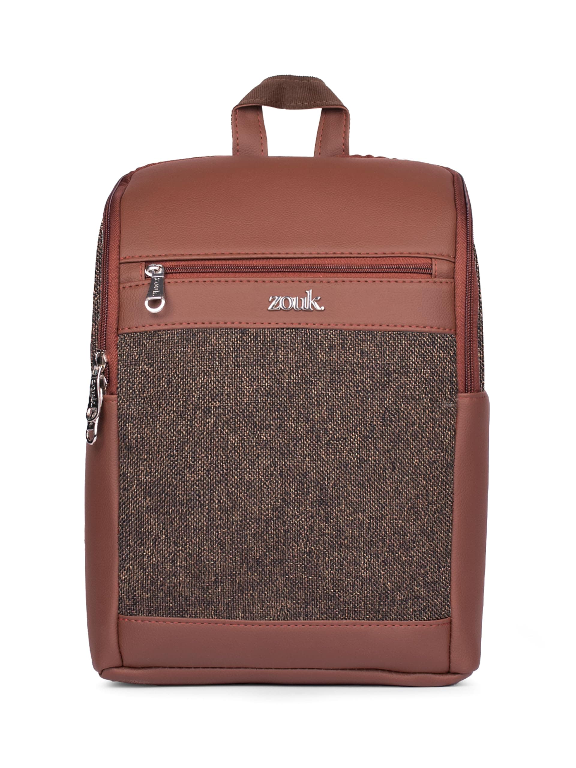 ZOUK Amalia Daypack |Padded Tablet Compartment | Adjustable Straps | Water-Resistant | Men and Women | Casual Outing | Getaway | Daily Use | Lightweight |Smart & Compact |Comfortable & Stylish |