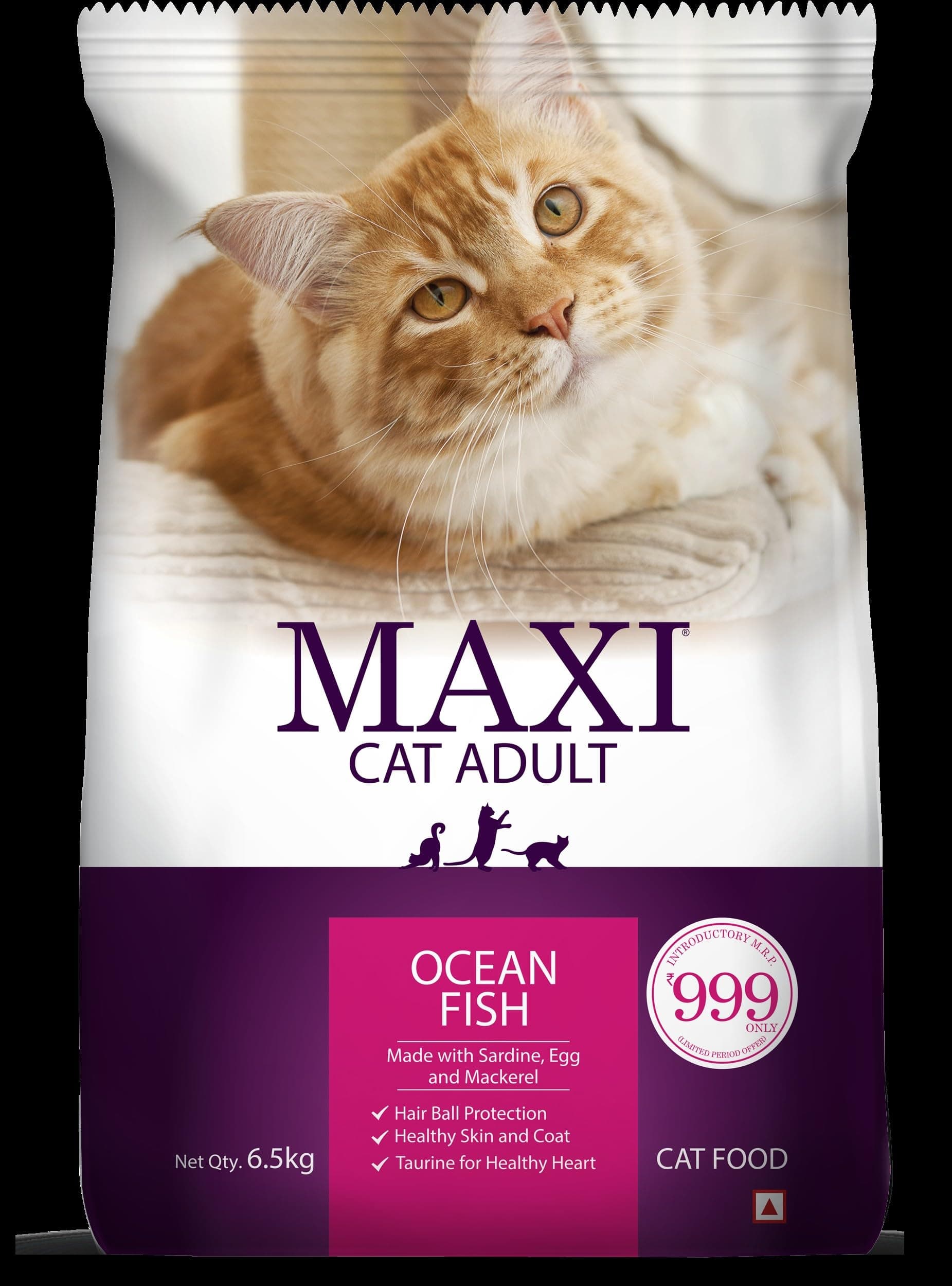Maxi Ocean Fish Dry Cat Food 6.5kg