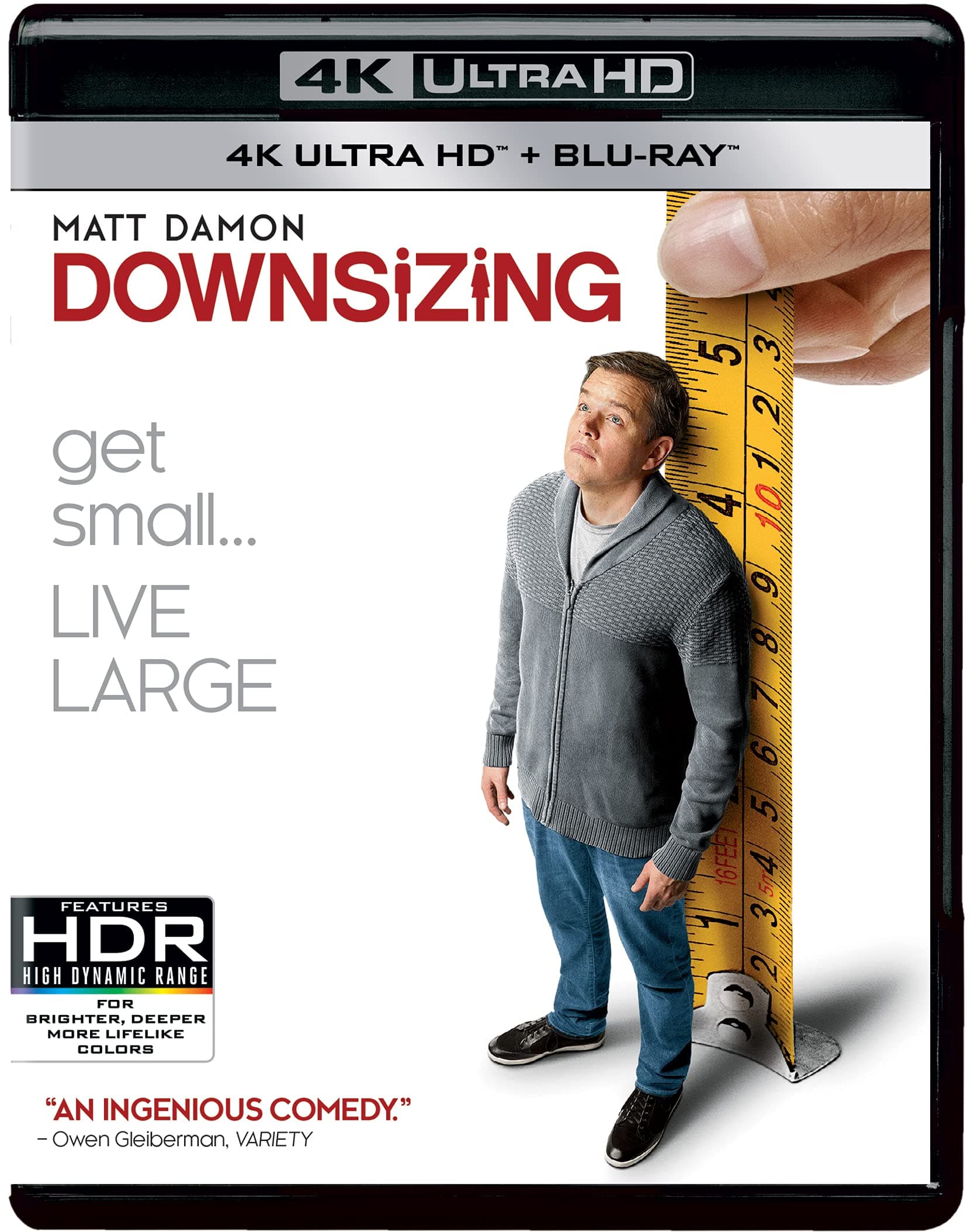 Downsizing (2017) (4K UHD + Blu-ray) (2-Disc) (Uncut | Region Free 4K Ultra HD / Blu-ray | UK Import)