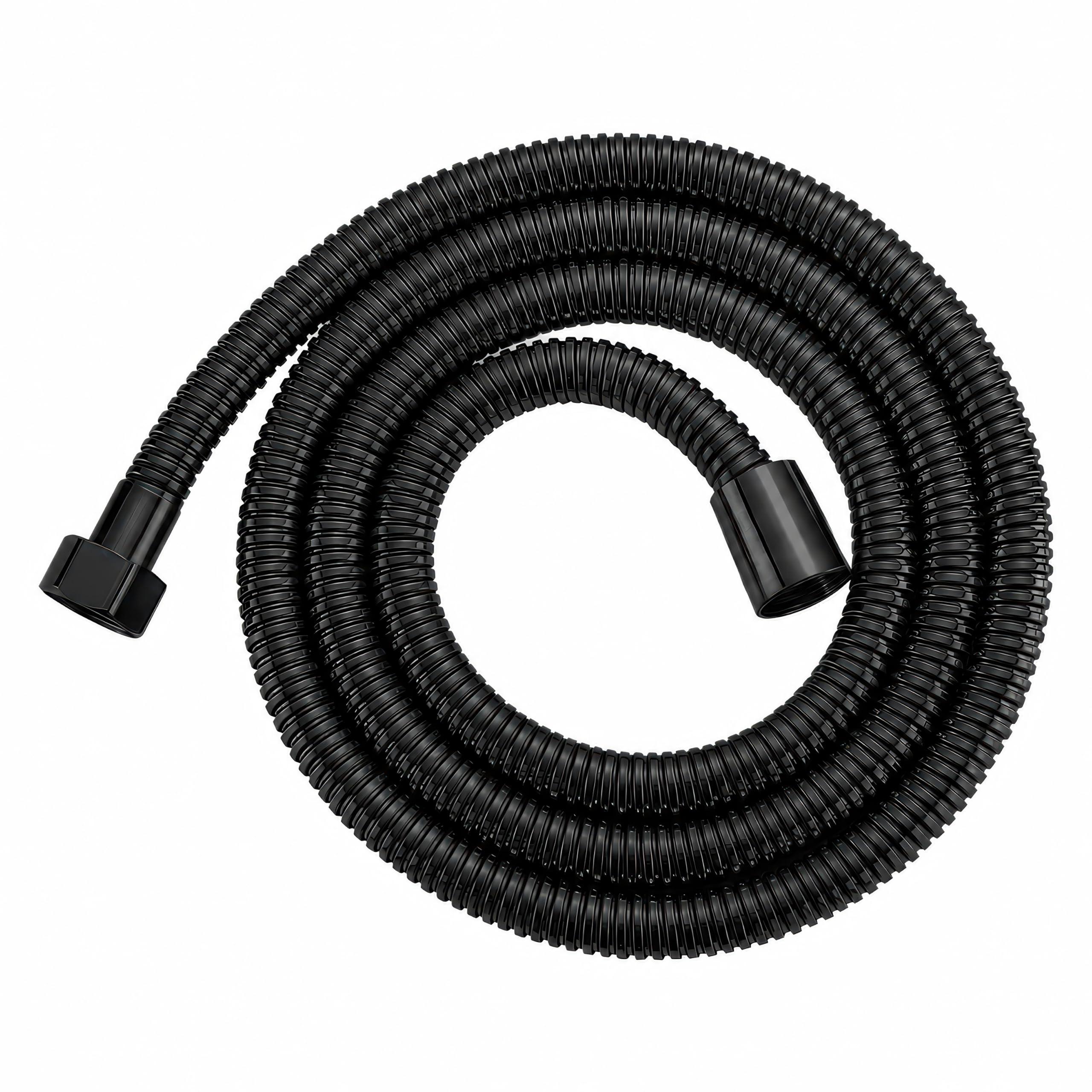 Amazon Basics Stainless Steel Flexible Health Faucet Hose Pipe (1.5 Meter) | Rust-Proof Chrome Finish | Leak-Resistant Shower Hose for Jet Spray & Hand Shower | Universal Bathroom Connector