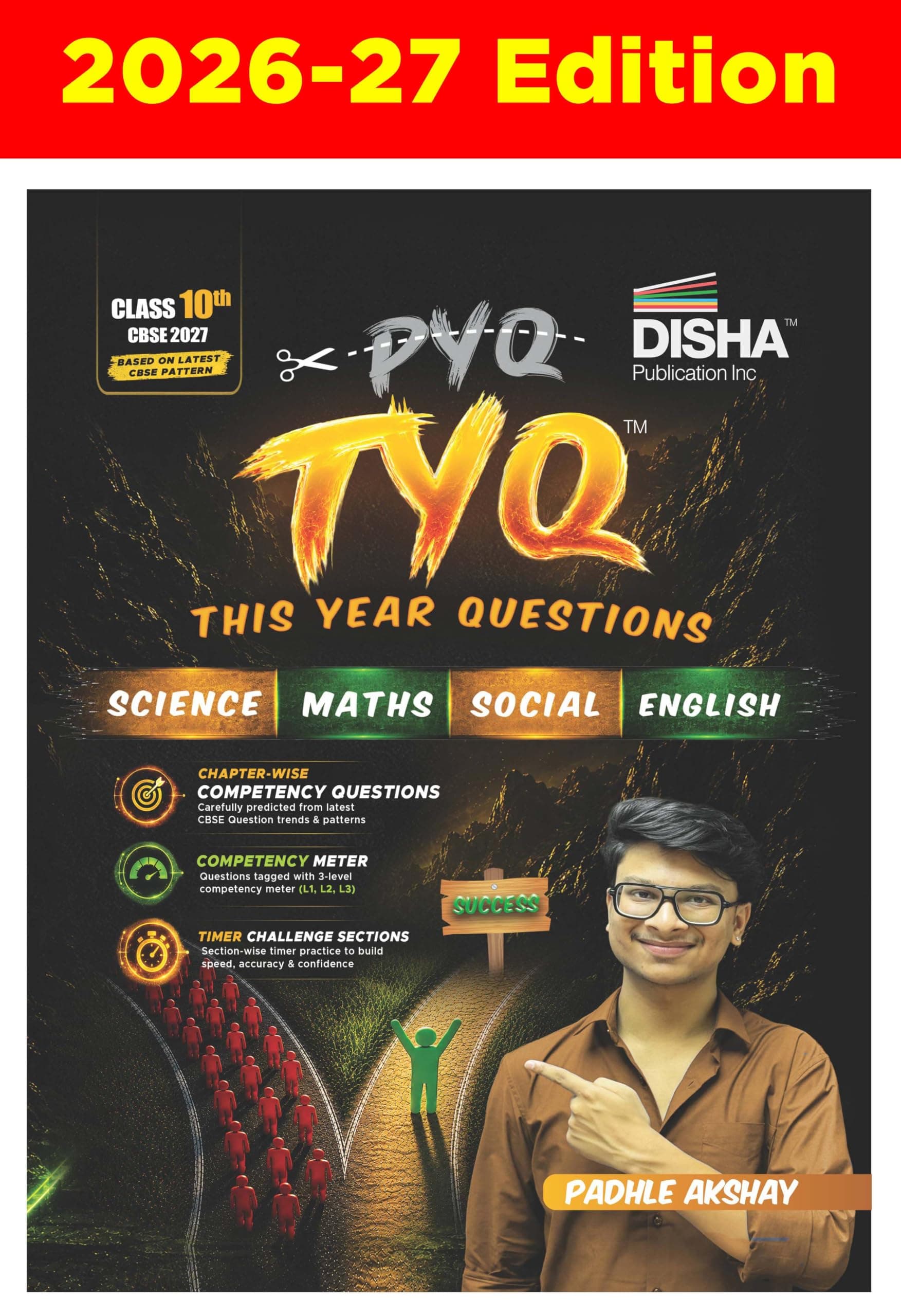 TYQ This Year Questions CBSE Class 10 | Chapter- wise Competency Questions for Boards 2027 | Science, Maths, Social Science & English by Padhle Akshay