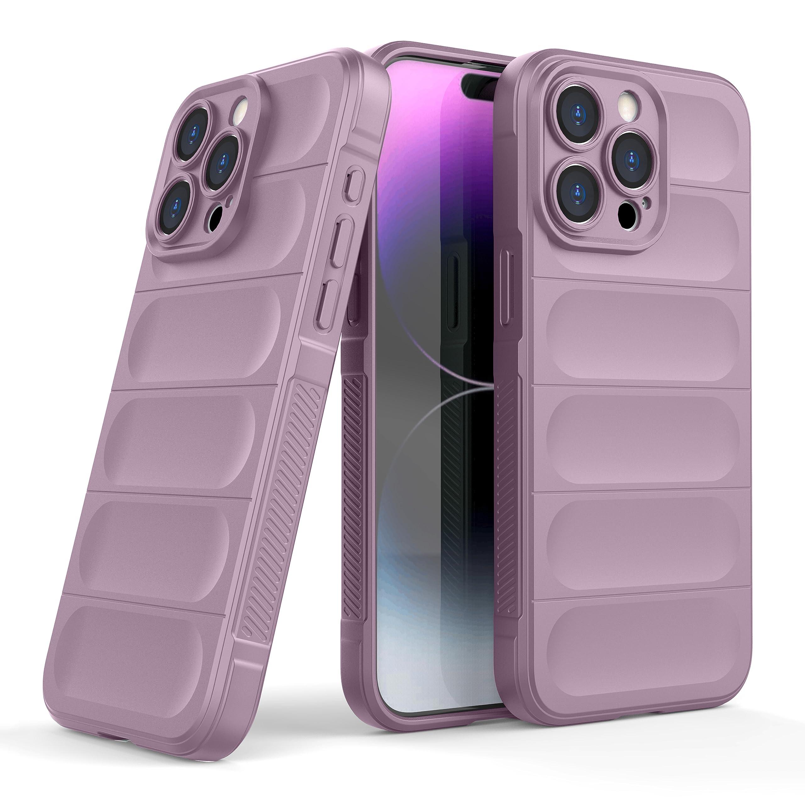 Zapcase Back Case Cover for iPhone 15 Pro Max | Compatible for iPhone 15 Pro Max Back Cover | Liquid Silicon Magic Case with Camera Protection | Lavender