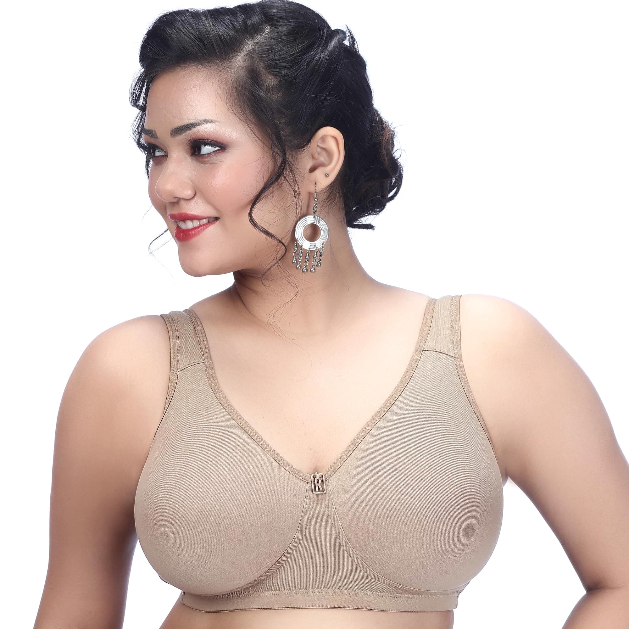 TRYLO COMFORTFIT-BRA-34-NUDE-D-CUP