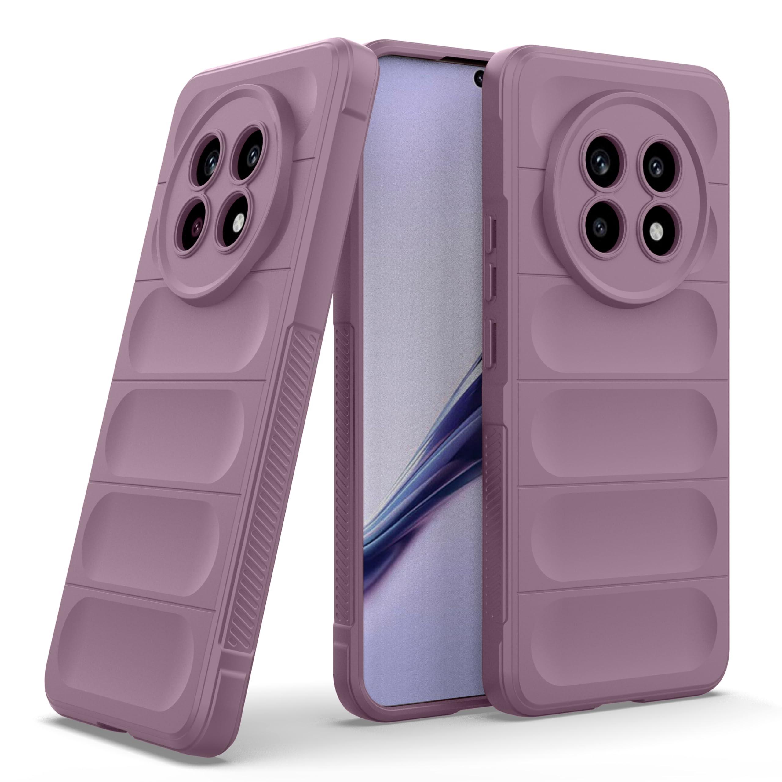 Zapcase Back Case Cover for Realme 13 Pro 5G | Compatible for Realme 13 Pro Back Cover | Liquid Silicon Magic Case with Camera Protection | Lavender