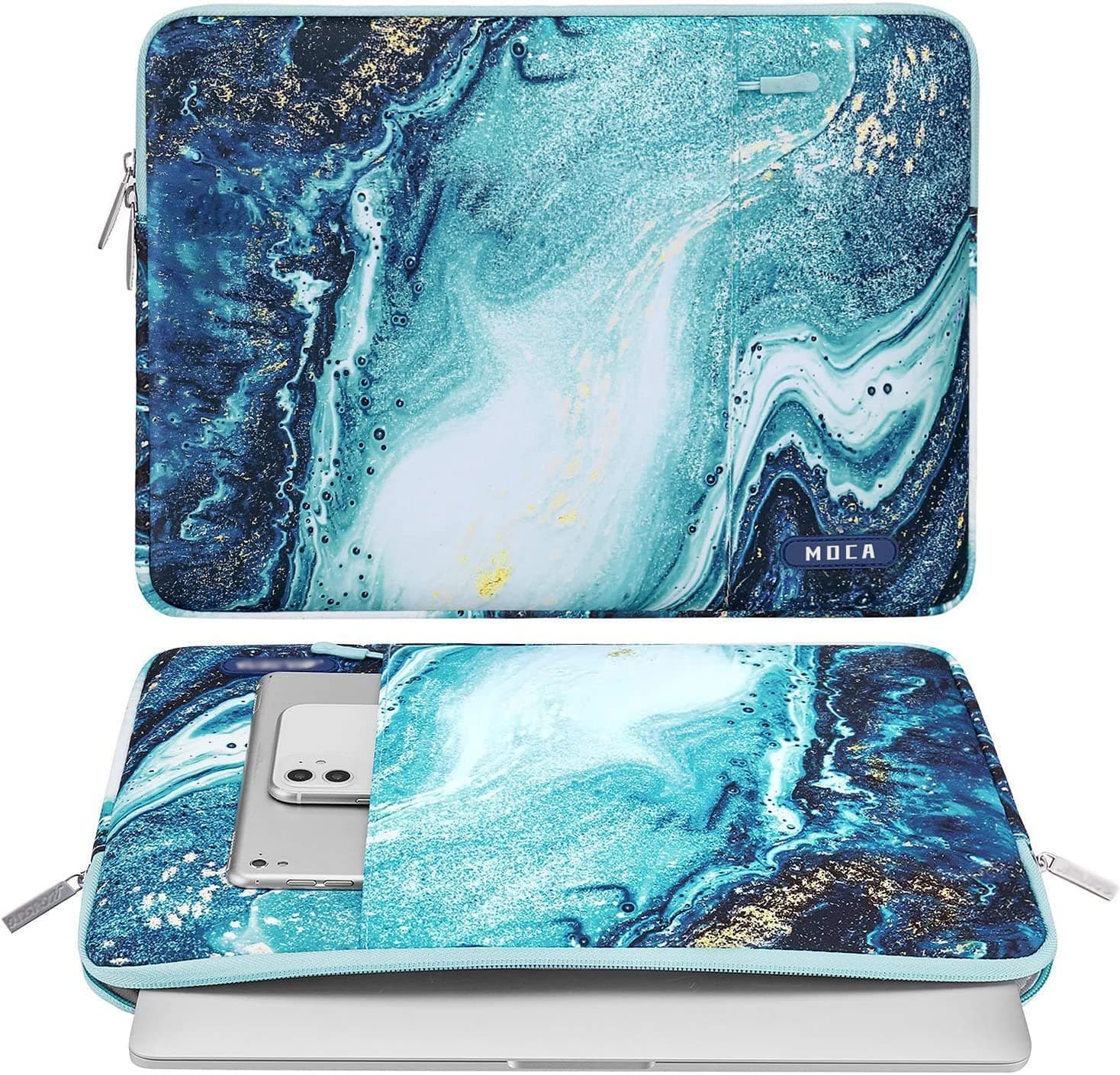 MOCA Protective Laptop Sleeve for 16-inch MacBook Pro M5 Pro/Max (2026) A3428 A3429, M4/M3/M2/M1 A3403 A3186 A2991 A2780, MacBook Case Bag with Accessory Pocket Fits Dell XPS 16