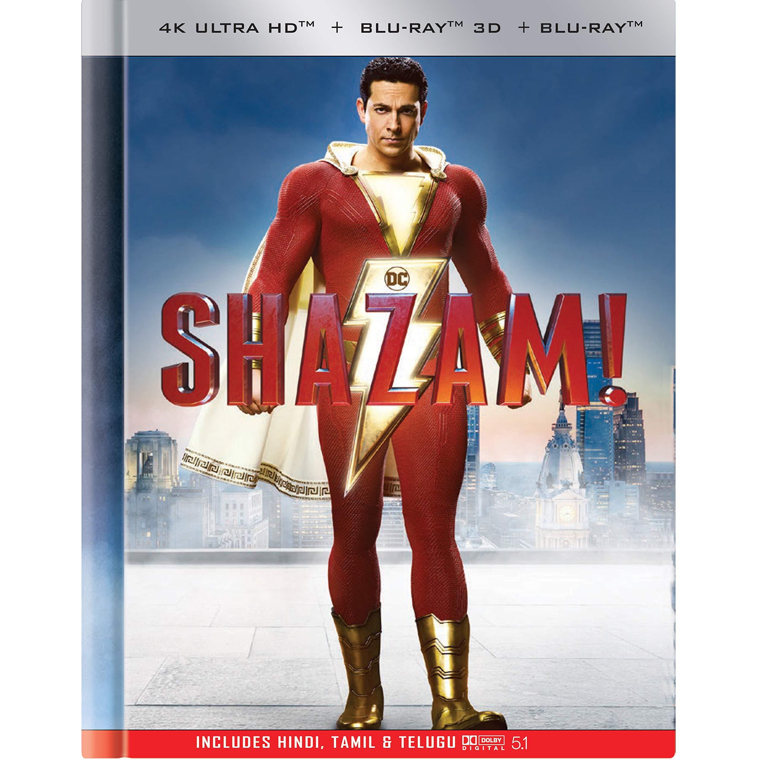 Shazam! (2019) - Limited Collector's Digibook Packaging (4K UHD + Blu-ray 3D + Blu-ray) (3-Disc)