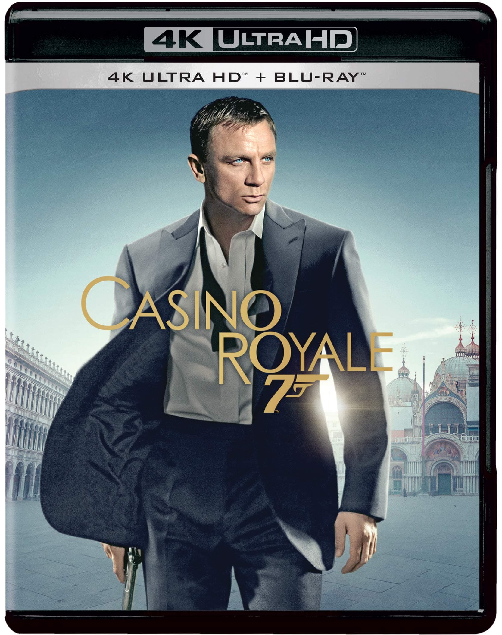 007: Casino Royale (2006) - Daniel Craig as James Bond (4K UHD + Blu-ray) (2-Disc)