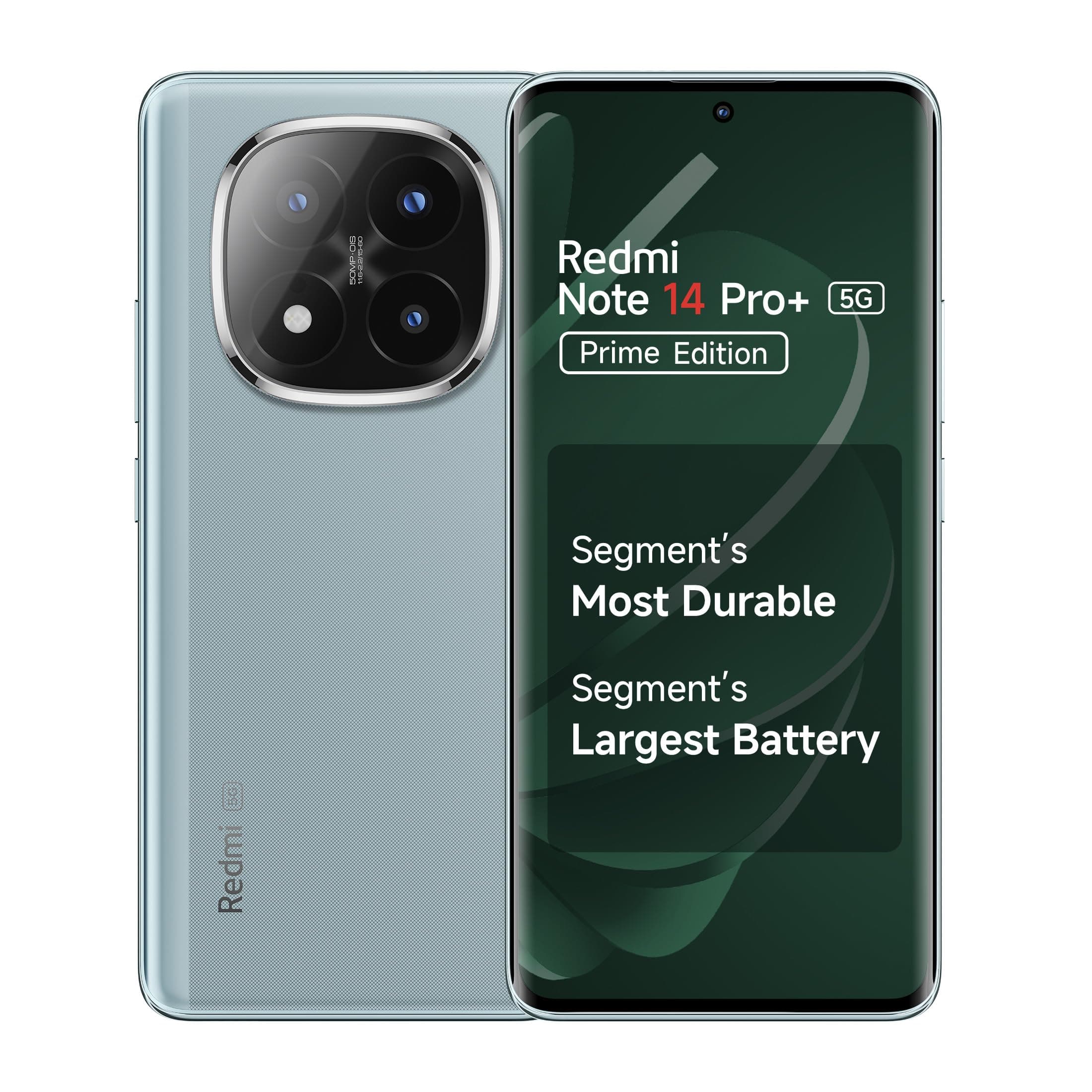 Redmi Note 14 Pro+ 5G (Spectre Blue, 8GB RAM, 128GB Storage) | Snapdragon 7s Gen 3 Processor | AMOLED Display | Dual Nano-SIM | 6200mAh Battery | Corning Gorilla Glass Victus 2