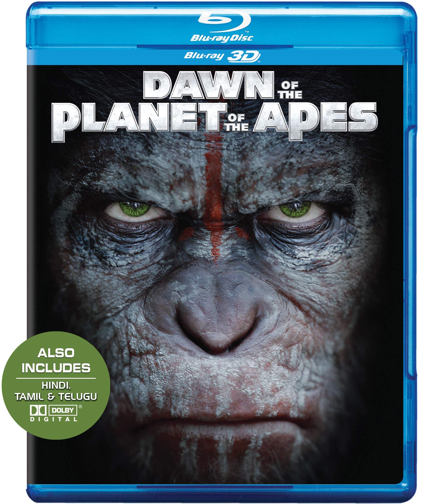 Dawn of the Planet of the Apes (2014) (Blu-ray 3D) (1-Disc) - Also incl. Hindi, Tamil & Telugu in DD 5.1
