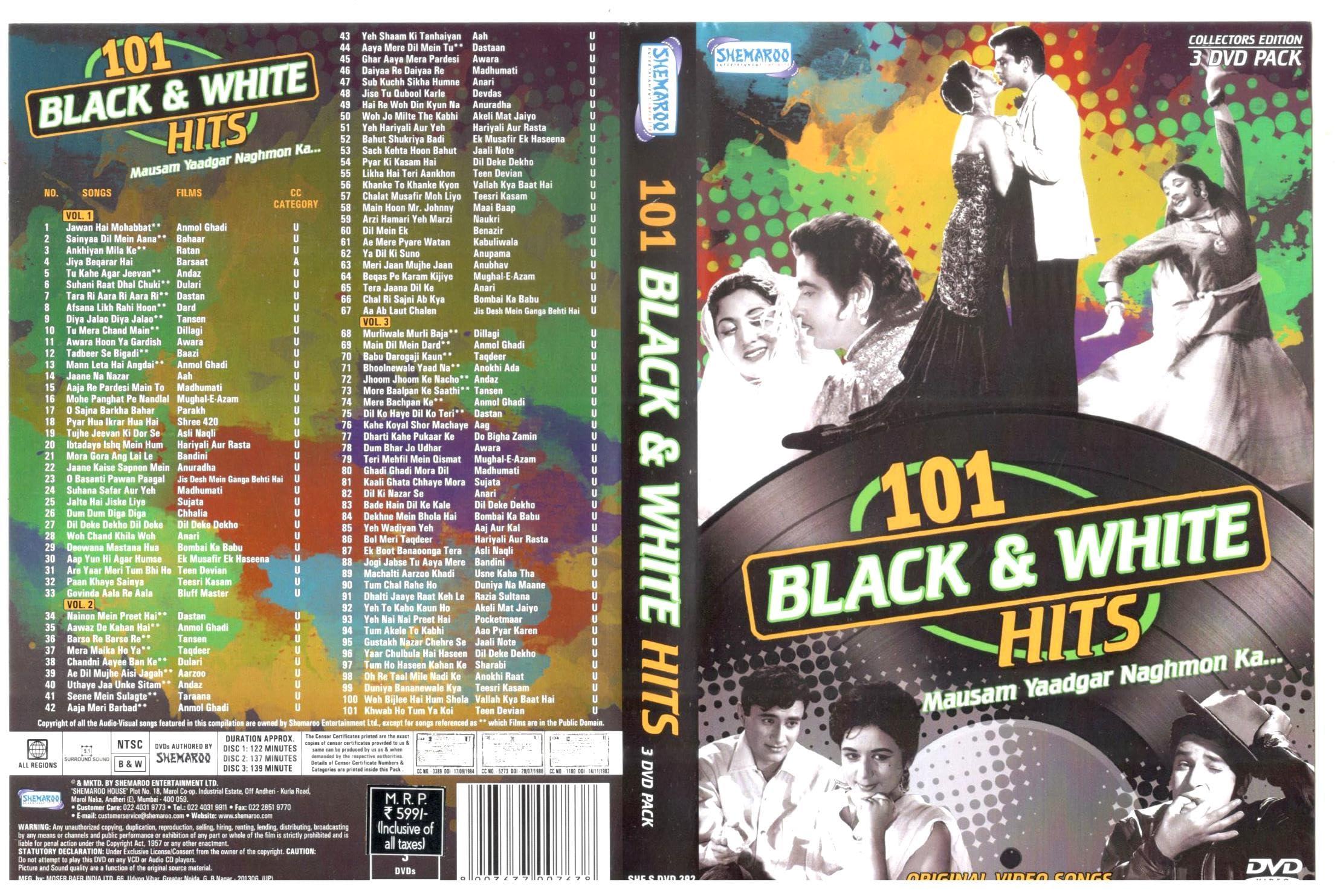 101 Black & White Hits: Mausam Yaadgar Naghmon Ka