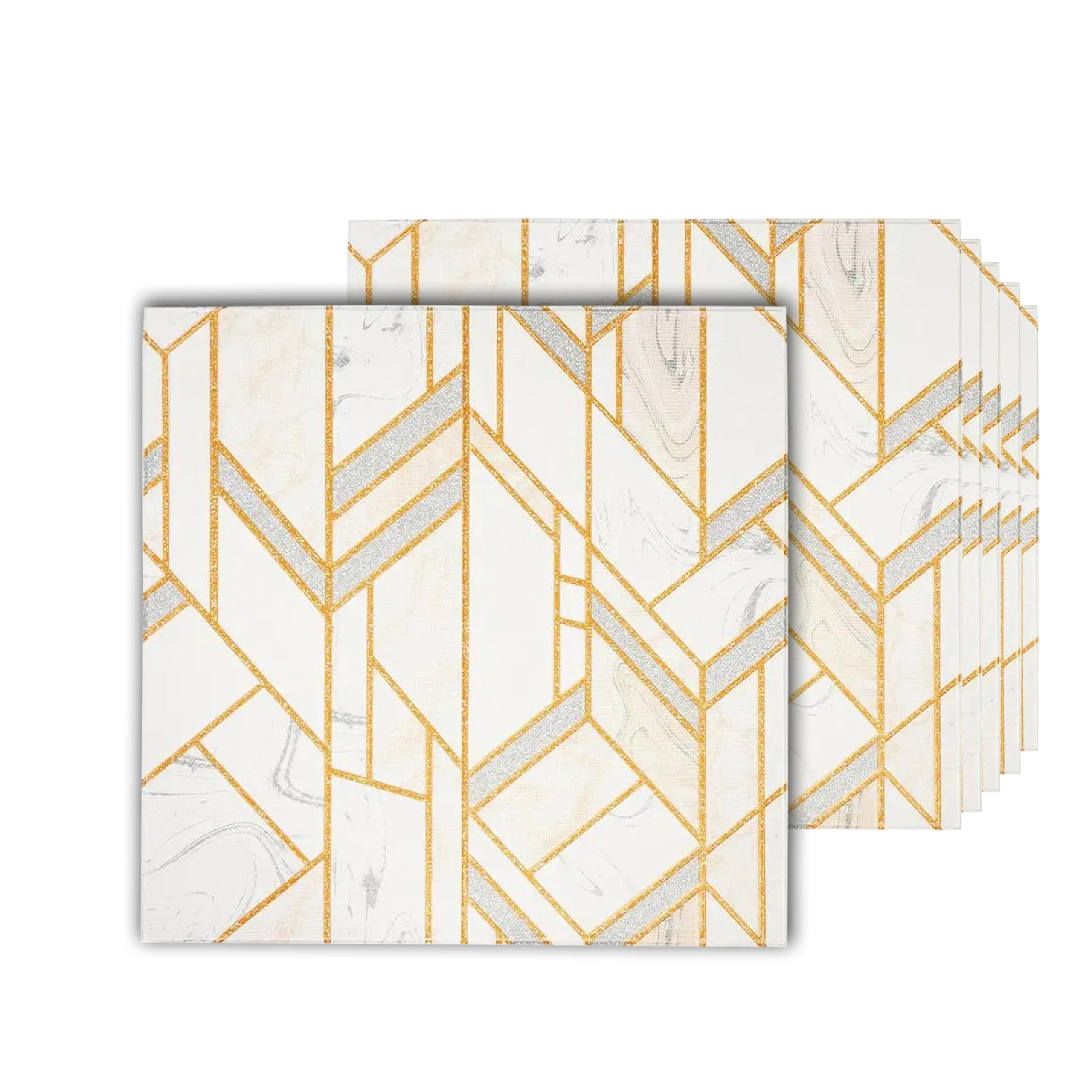 Barebeauty 3D Wall Panel Wallpaper, Self Adhesive PE Foam Brick Sticker, Waterproof Wall Covering for Home Decor, 70 x 70 cm (Pack of 40, 210.8 Sq. Ft. Approx)