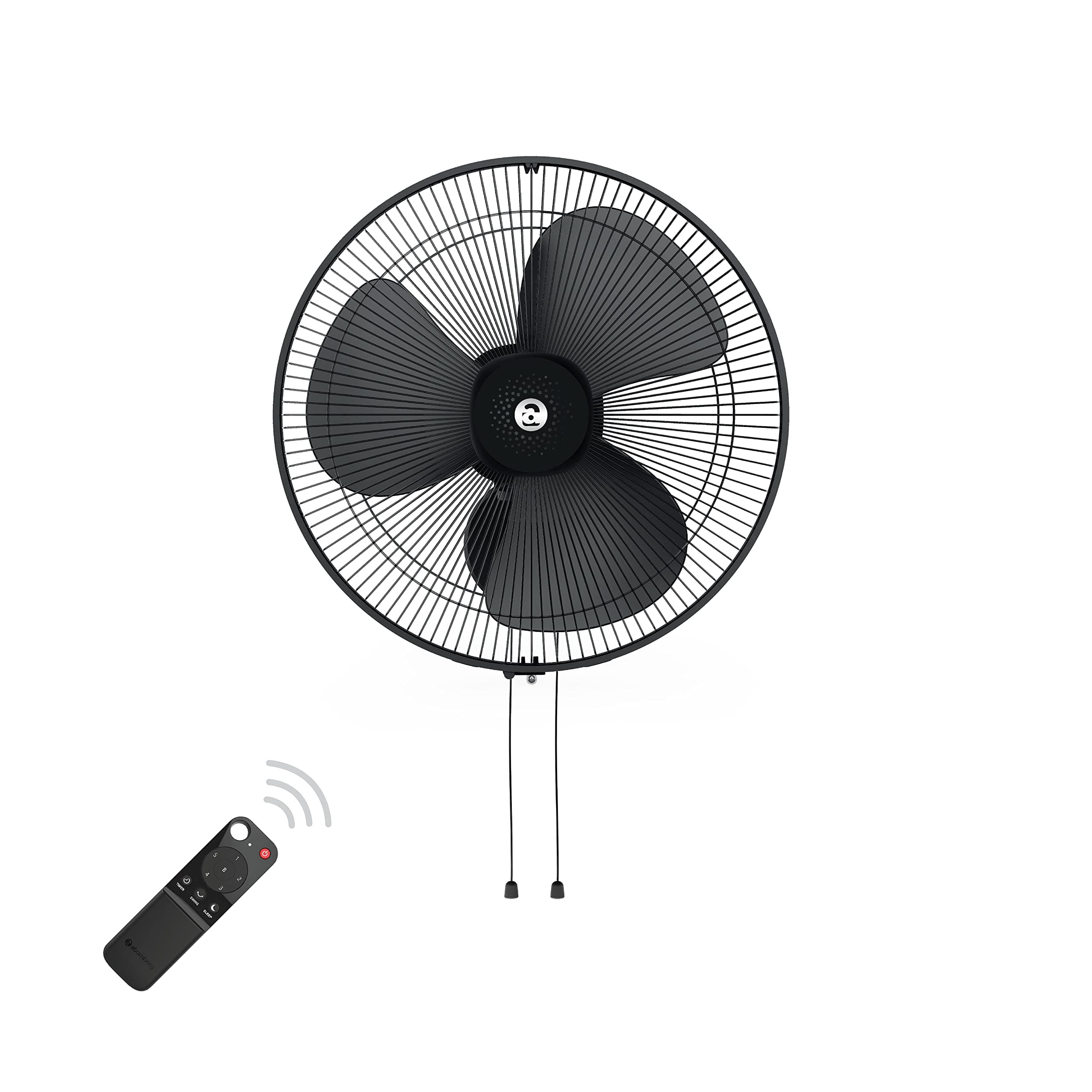 atomberg Renesa | 400mm BLDC Wall | Silent Operation | Home, Office | 35W | Save ₹400 every summer | Remote with Oscillation, Timer, Sleep modes | 2 Yrs Warranty | Midnight Black
