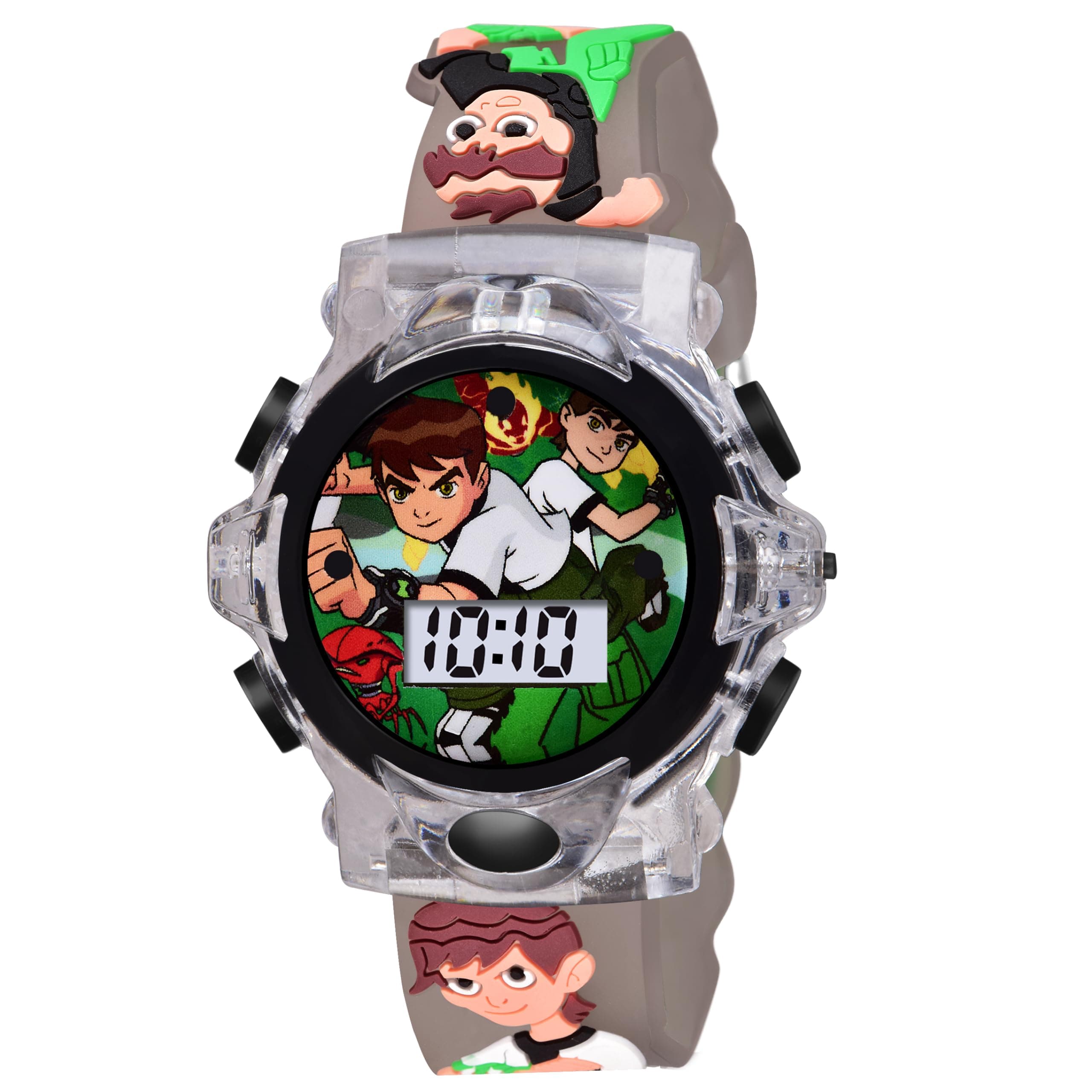 Shocknshop Digital 3D Pattern Flashing Light Music Kids Watch for Boys 5-12 Years -WCH340 (Black)