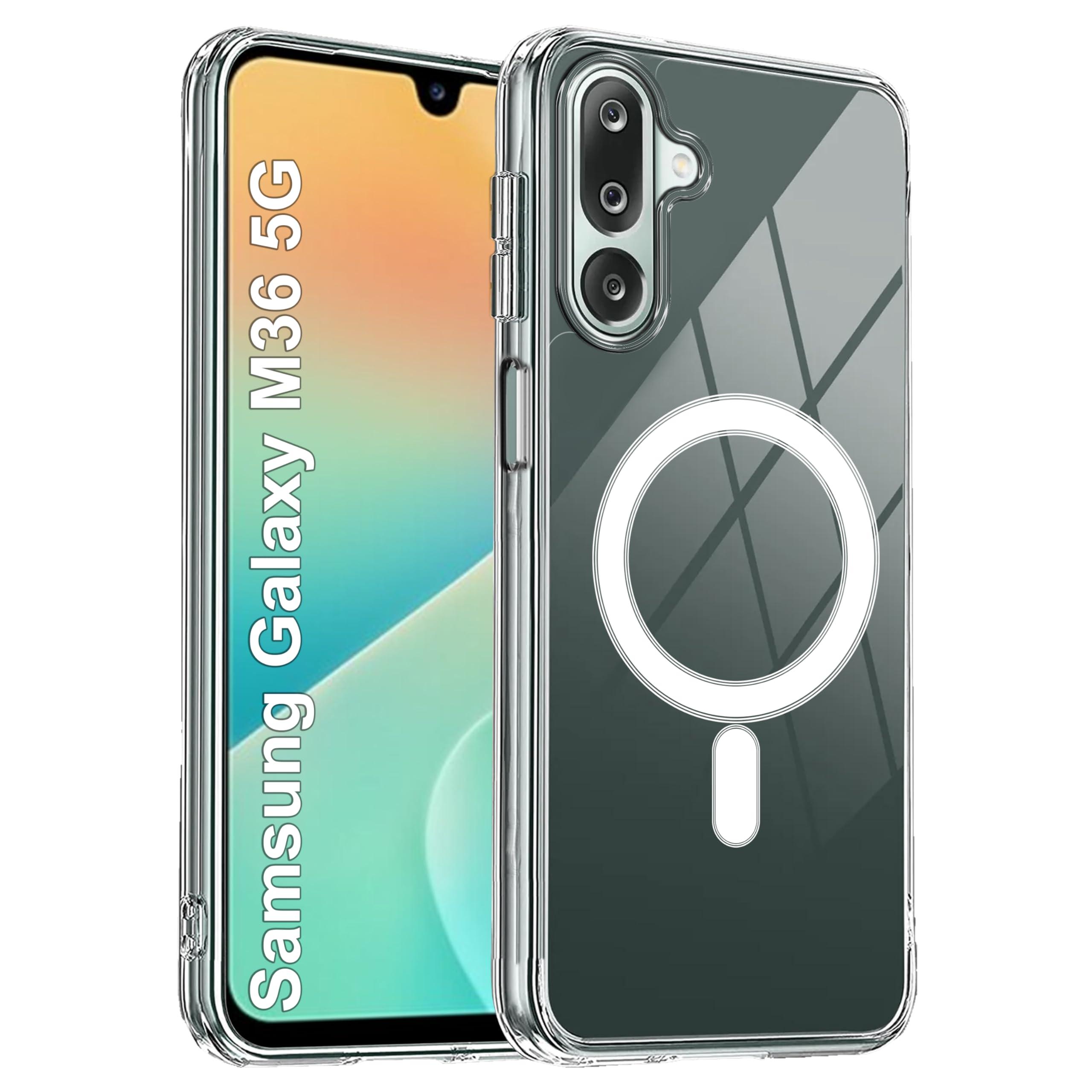 Zapcase Back Case Cover for Samsung Galaxy M36 5G | Compatible for Samsung Galaxy M36 5G Back Cover | Scratch-Resistant | Clear