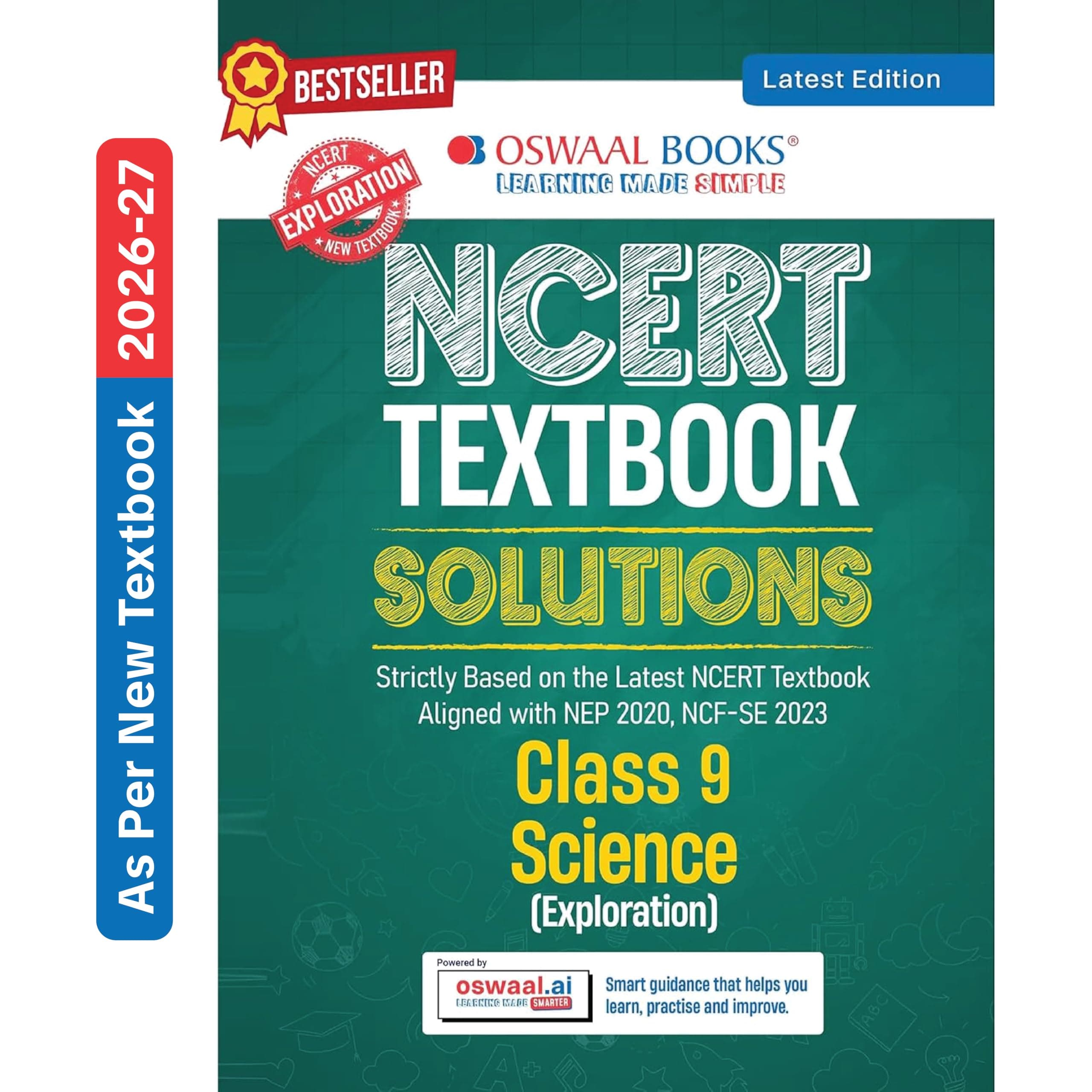 Oswaal NCERT Class 9 Textbook Solutions Science (Exploration) (Latest NCERT) | Revision Notes, Mind Maps, Solved Intext & Exercise Questions | Oswaal AI