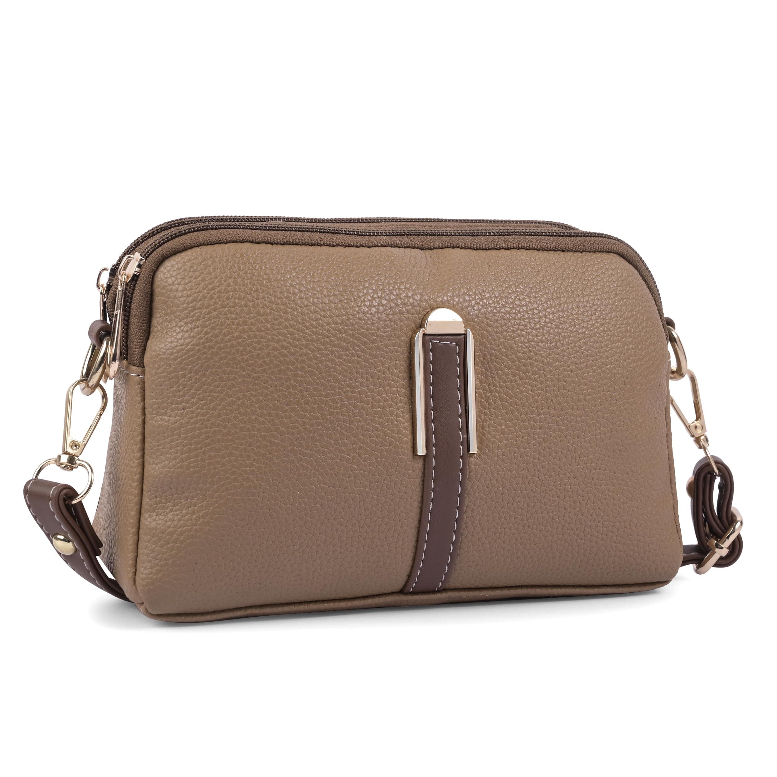 ADISA Women's Girls Grains Cross Body Sling Bag (SL5141-BRO)