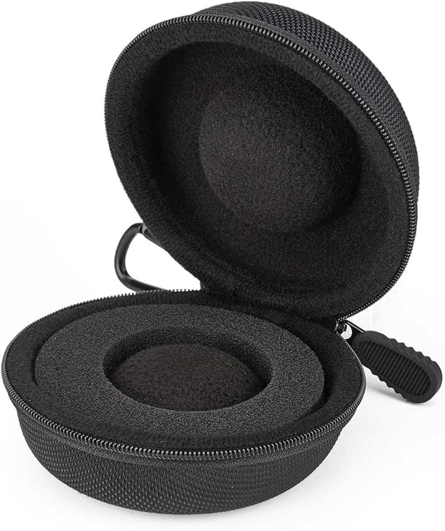 Sounce Travel Watch Hard Storage Box Case for Apple iWatch, Boat, Fire Boltt, Noise, Dizo, Beatxp, Fast-Track, Ptron, Amazfit and Other Watches, Portable Carrying Hard Protective Cover, Nylon - Black