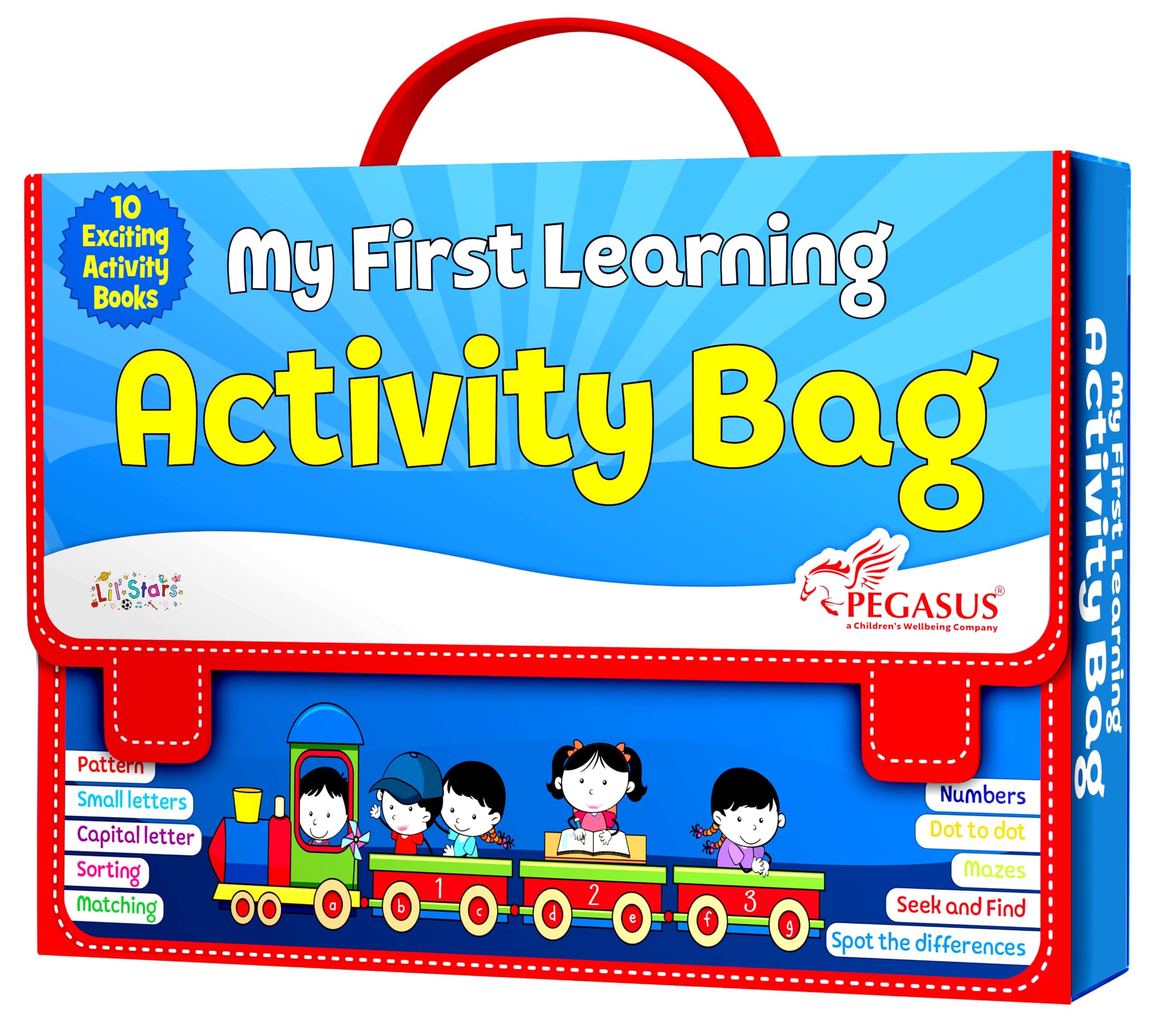 My First Learning Activity Bag - Set of 10 Exciting Activity Books