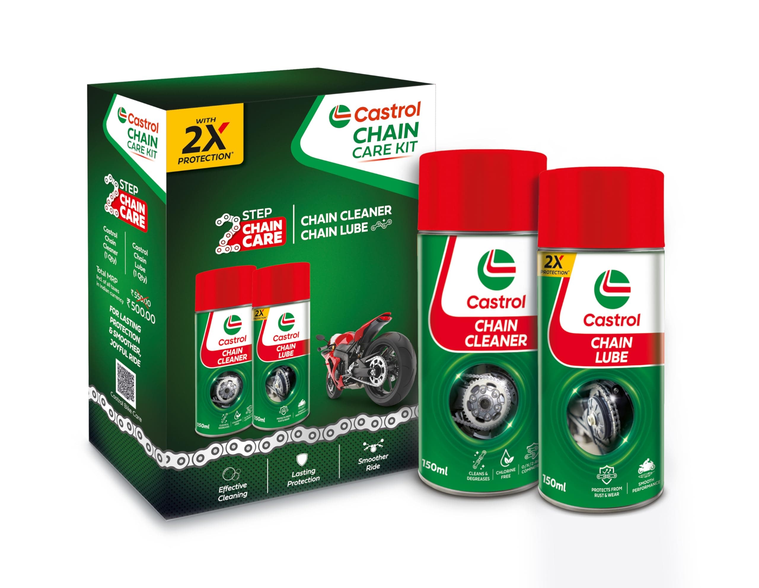 Castrol Chain Care Kit (150 ml)