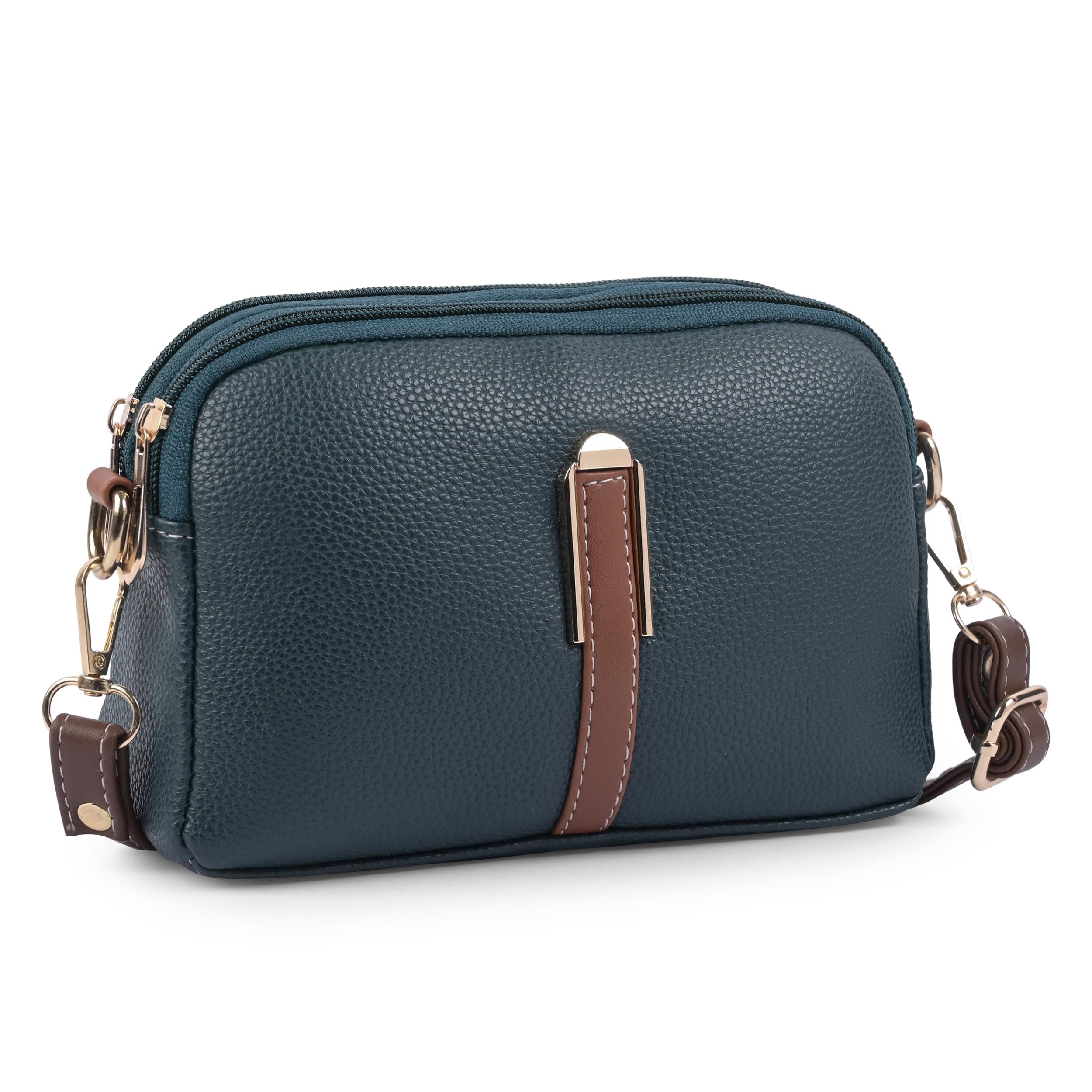 ADISA Women's Girls Grains Cross Body Sling Bag (SL5141-D.GRN)