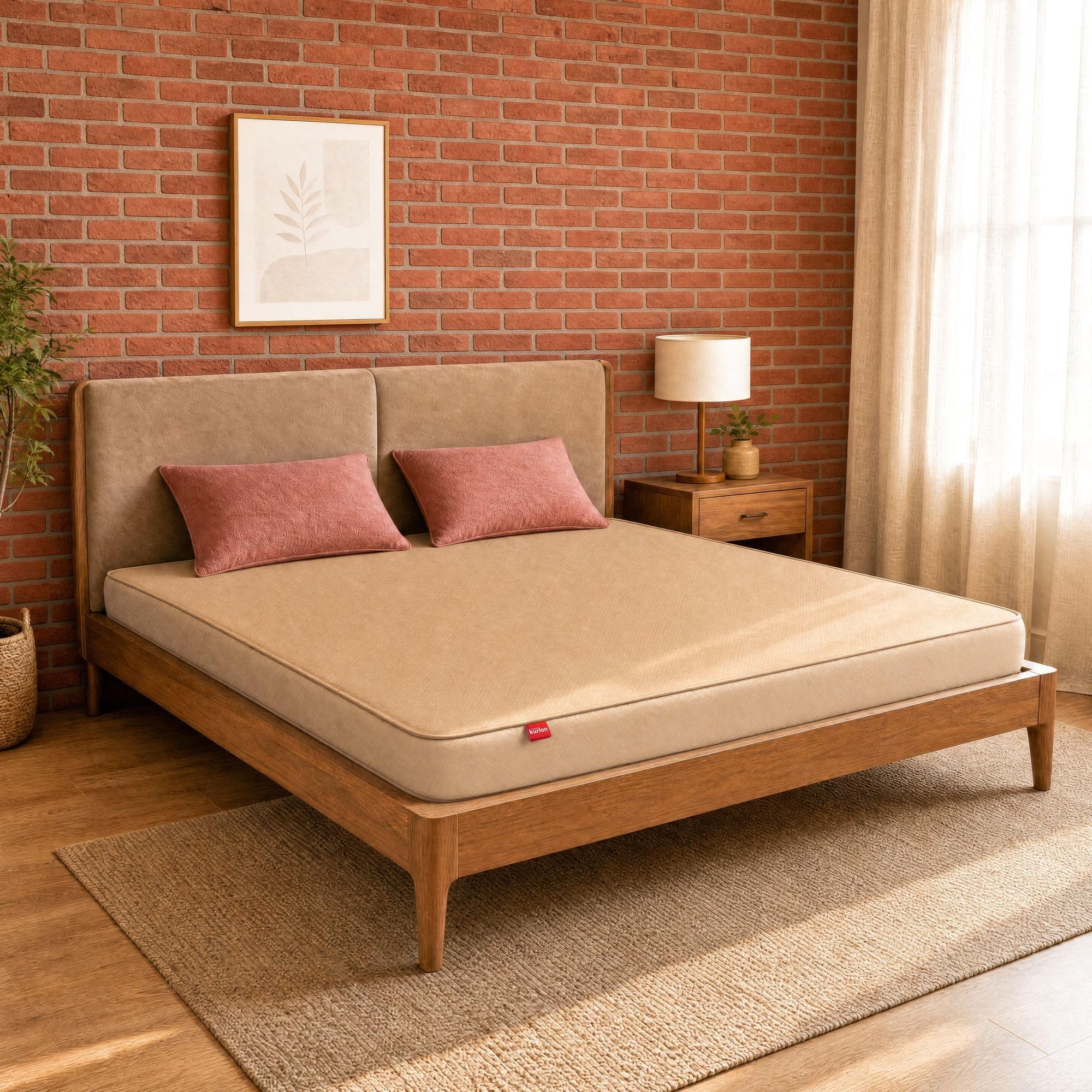 Kurlon Dual Mattress | King Size 78x72x5 Inches | Reversible Soft & Firm Dual Comfort - Flip Anytime | Orthopedic Spine Support | Pressure Relief | Soft Knitted Fabric | 10 Yr Warranty