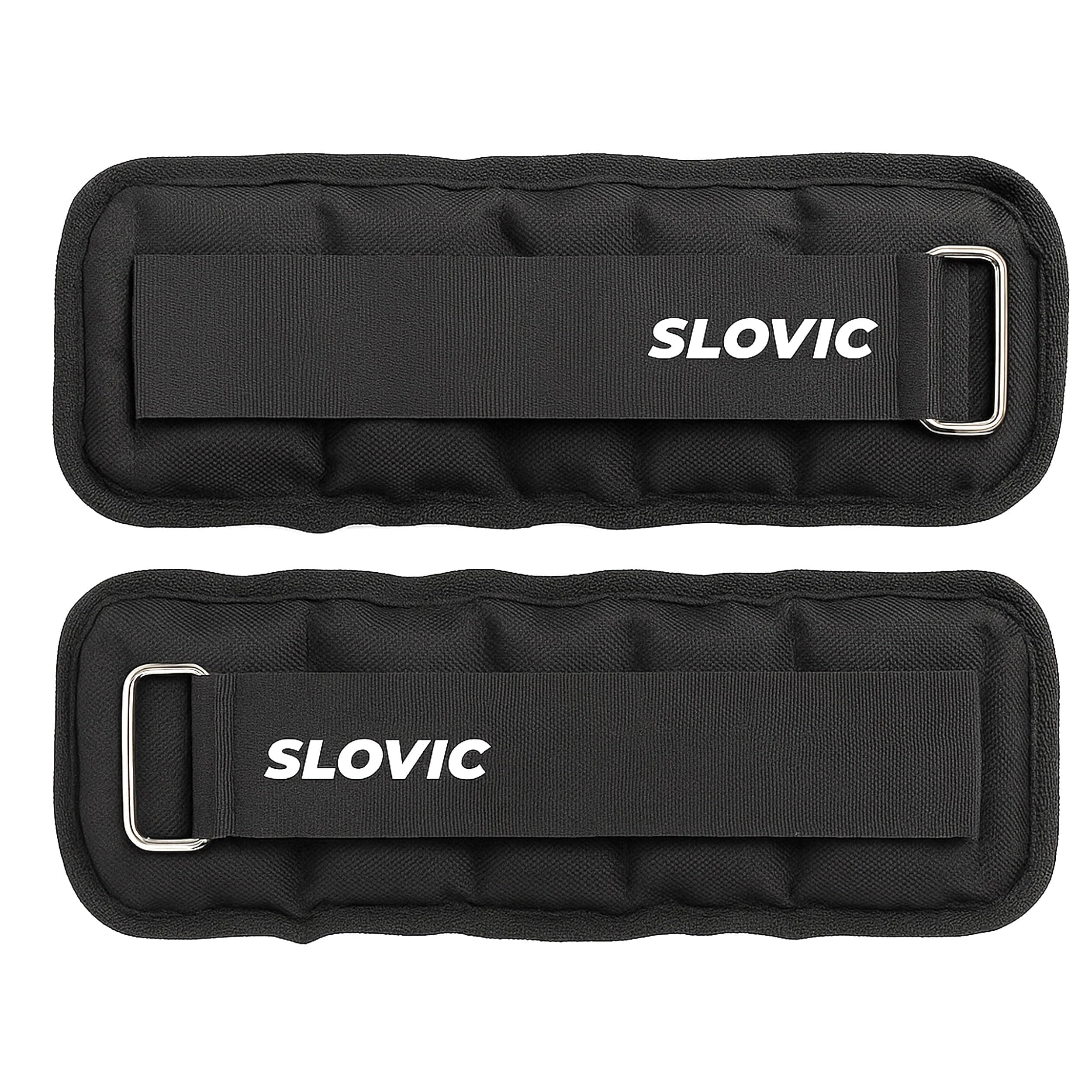 Slovic Ankle Weights 2 KG [2 x 1 KG] for Legs | Adjustable Leg Weights | Extra Weight for Leg Exercise for Men & Women | Strength Training Weight for Walking, Running, Gym, Physical Therapy
