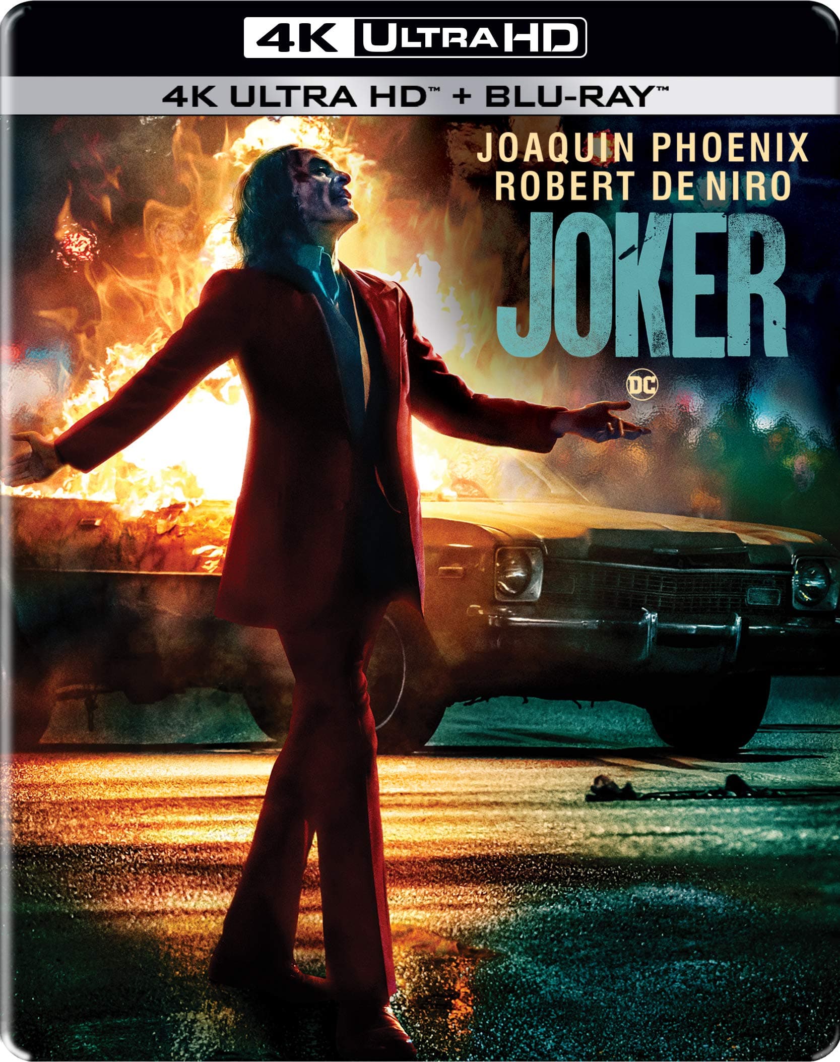 DC: Joker (2019) (Limited Collector's Edition SteelBook®) (4K UHD + Blu-ray) (2-Disc) - Incl. Dolby Vision, HDR10 & Dolby Atmos on 4K Ultra HD