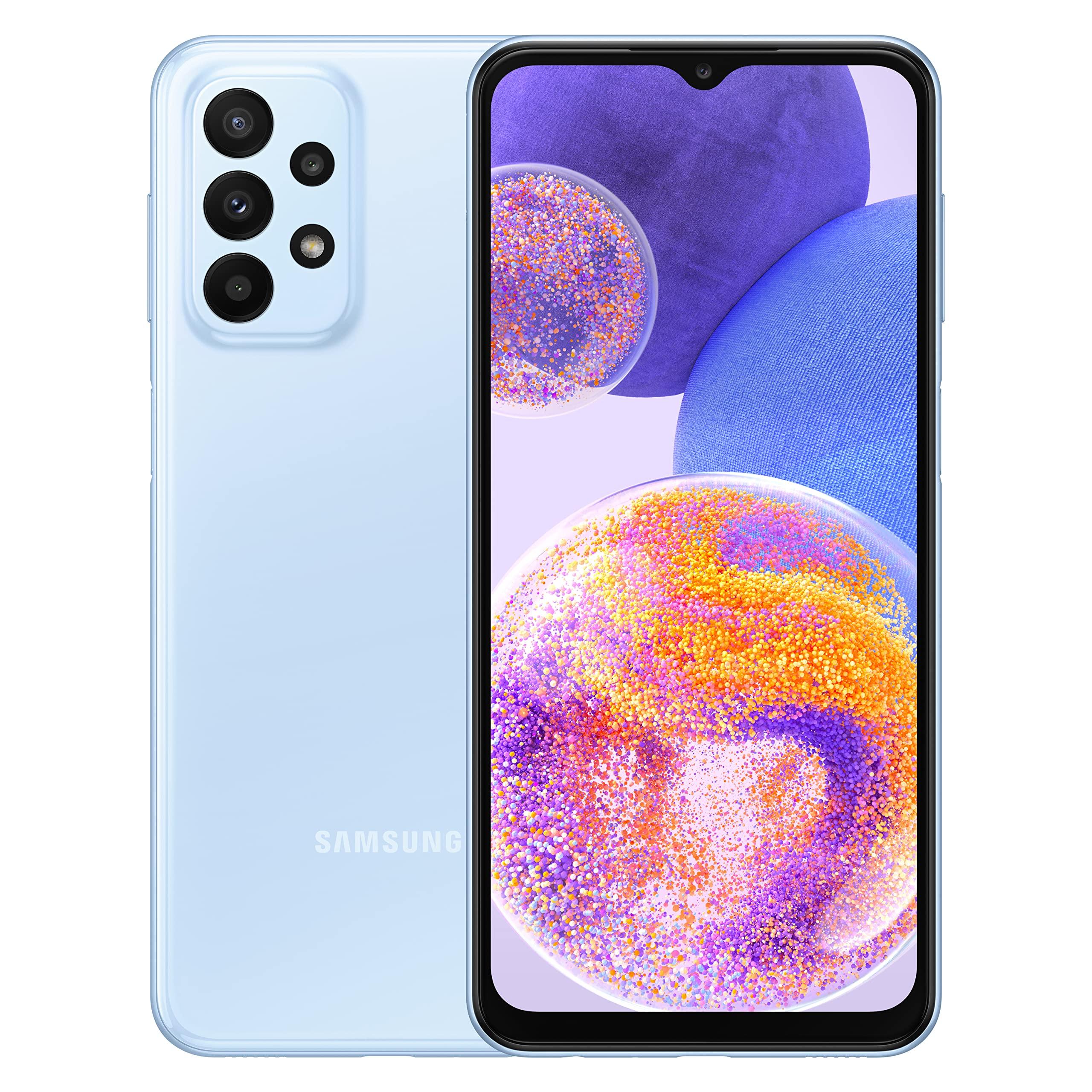 Samsung Galaxy A23 Blue, 6GB RAM, 128GB Storage with No Cost EMI/Additional Exchange Offers