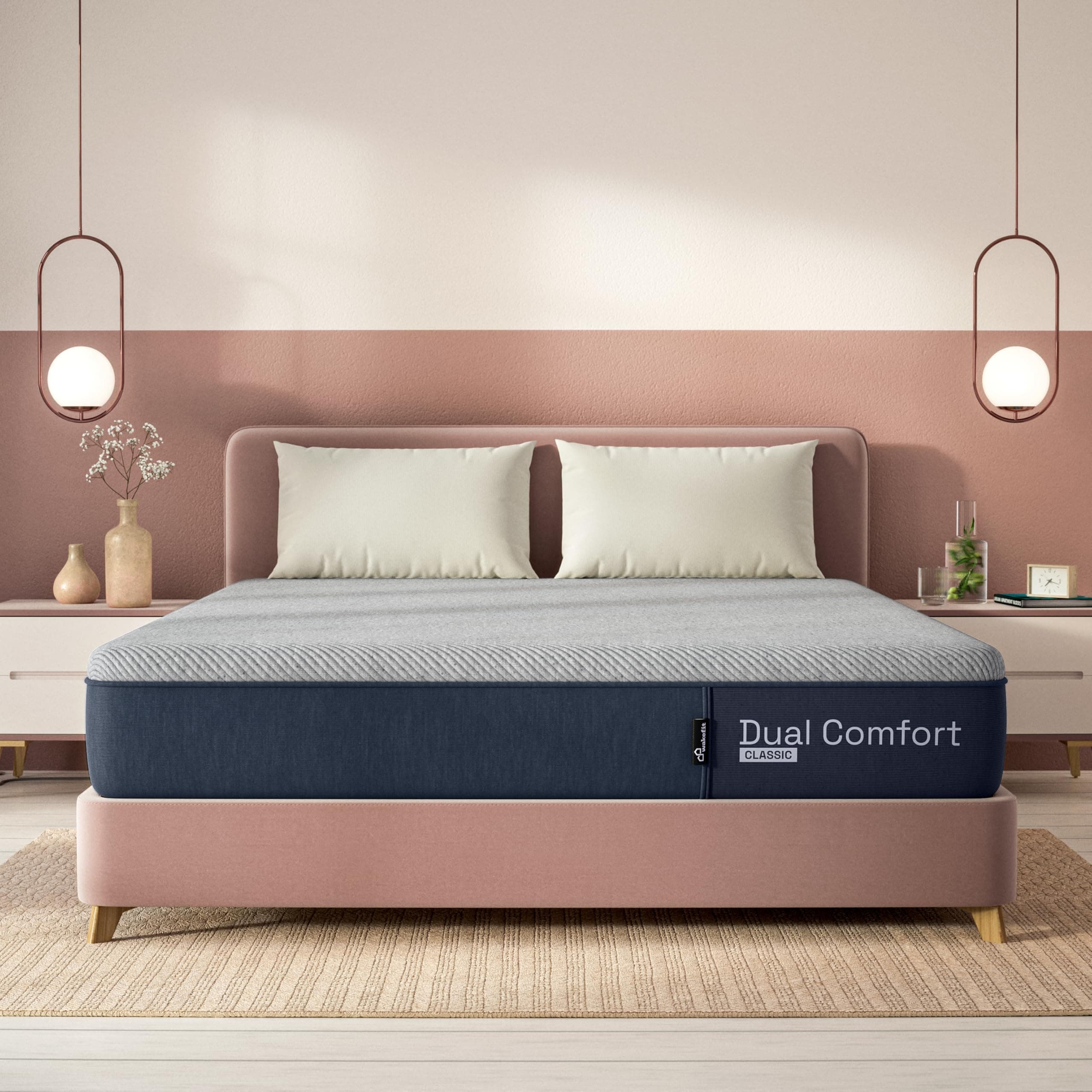 Wakefit Dual Comfort with Hard & Soft Foam Mattress | 7 Years Warranty | Mattress Queen Bed, Foam Mattress, 6-Inch Bed Mattress, Queen Size (78x66x6 Inches_7 Pressure Zone Foam)