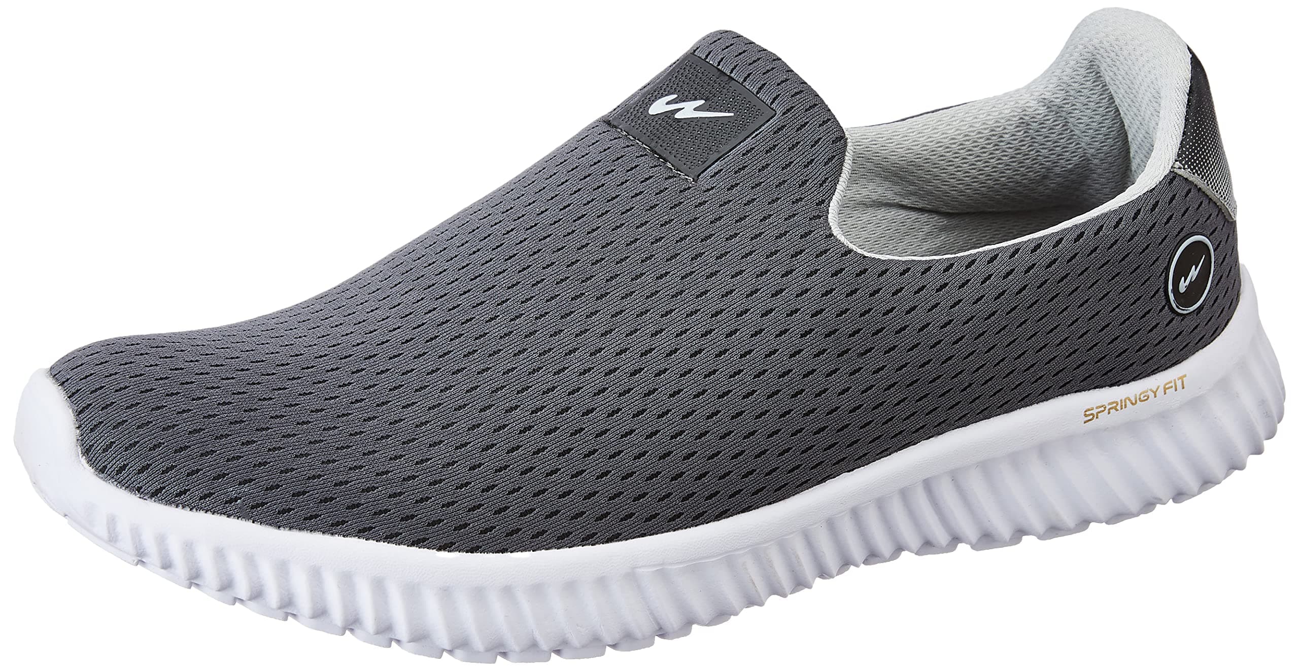 Campus Men's OXYFIT (N) Walking Shoes Gry/D.Gry - 8UK/India