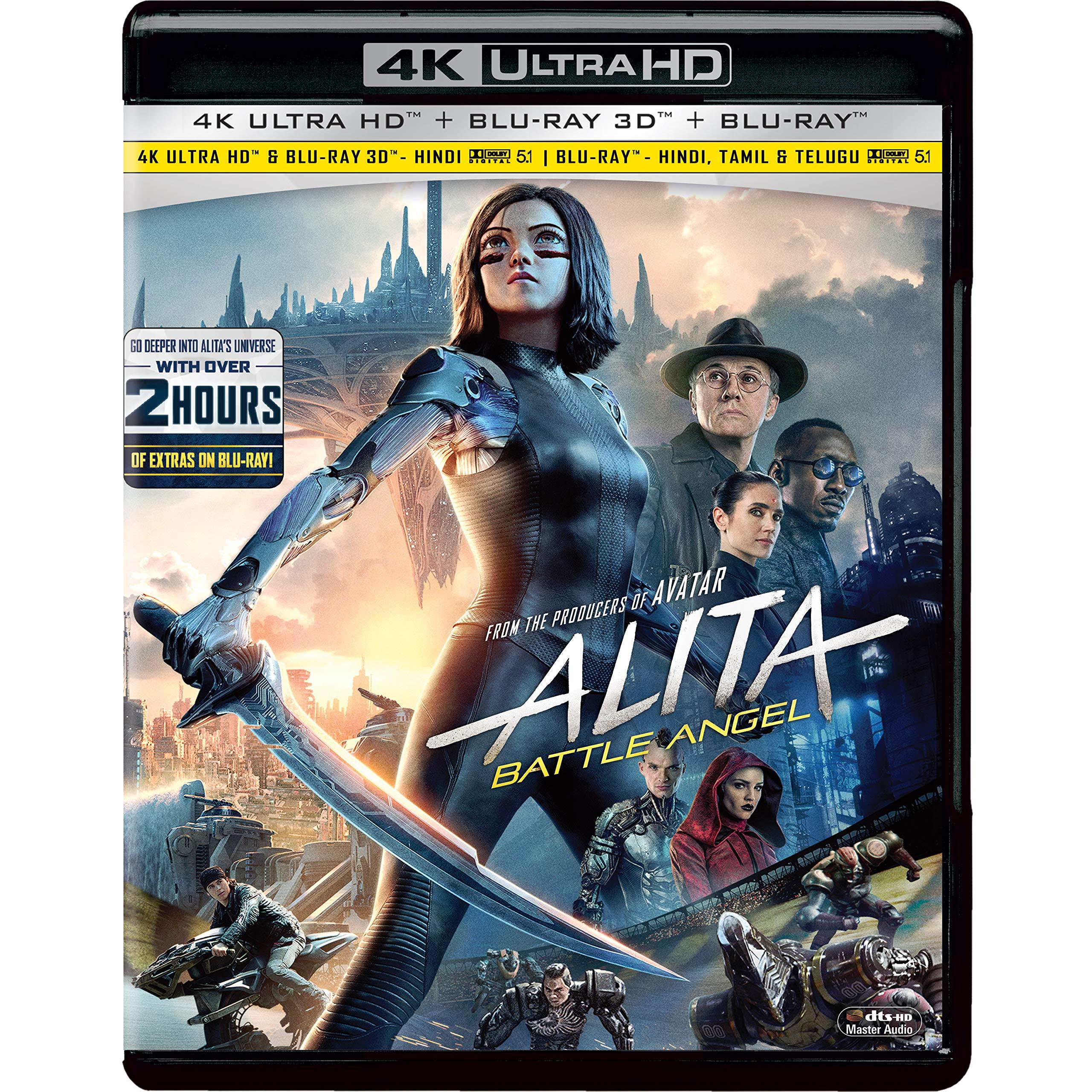 James Cameron's - Alita: Battle Angel (2019) - A Robert Rodriguez Film (4K UHD + Blu-ray 3D + Blu-ray) (3-Disc)