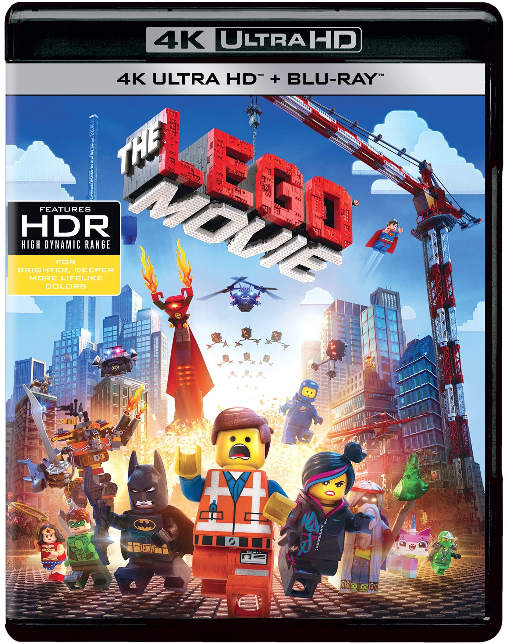 The Lego Movie (2014) (4K UHD + Blu-ray) (2-Disc) (Uncut | Region Free 4K Ultra HD / Blu-ray | UK Import) - Includes English in Dolby Atmos and Hindi in DD 5.1 on 4K Ultra HD