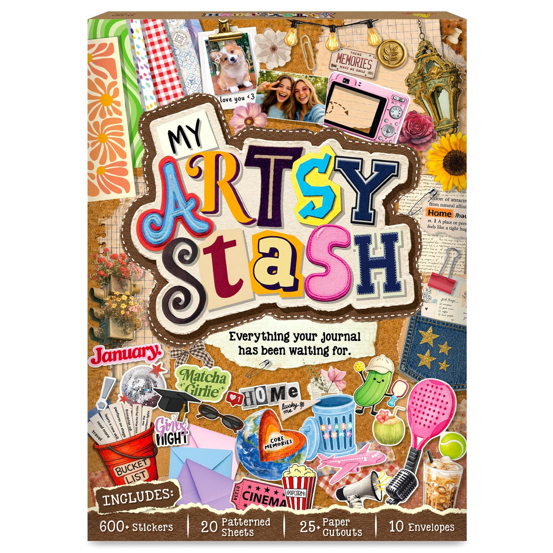 My Artsy Stash – Scrapbooking Kit, Journaling Kit & Junk Journal Supplies
