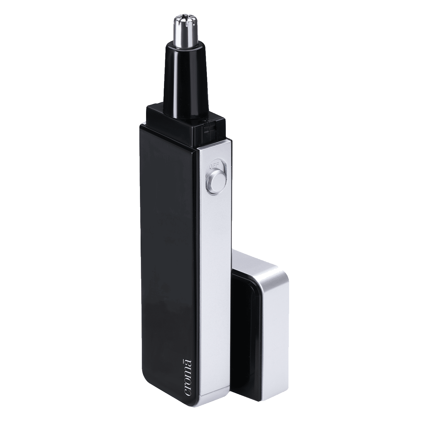 Croma Cordless Dry Trimmer for Nose Eyebrows & Ears for Men & Women (120 min High Speed Motor, Black)