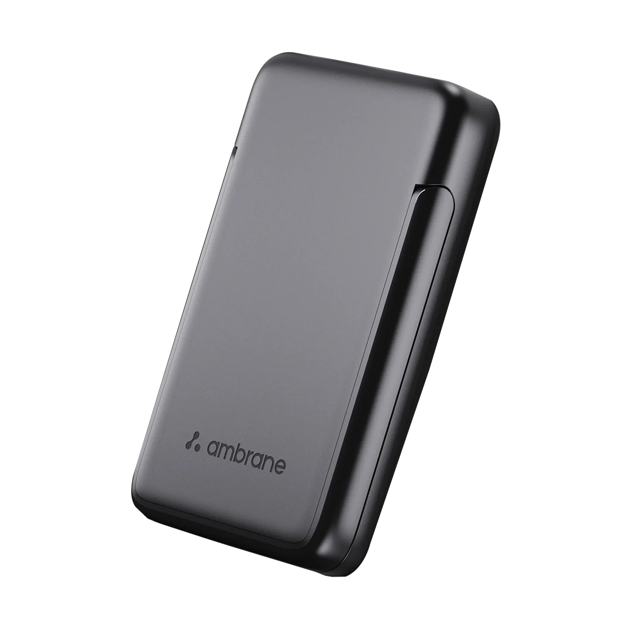 ambrane AeroSync PB 10 10000 mAh 15W Fast Charging Power Bank (1 Type A & 1 Type C Ports, Wireless Charging, Black)