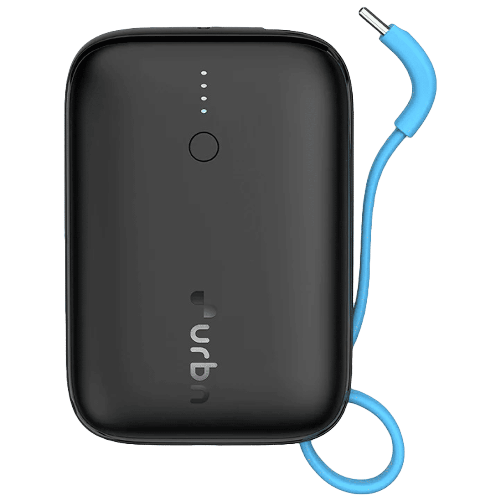 urbn Nano Link 10000 mAh 22.5W Fast Charging Power Bank (1 Type A & 2 Type C Ports, 12 Layers Circuit Protection, Black)