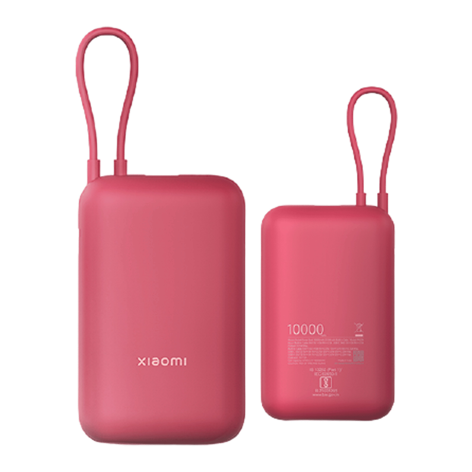 Xiaomi Pocket 10000 mAh 22.5W Fast Charging Power Bank (2 Type A & 1 Type C Ports, Quick Charge 3.0, Maroon)