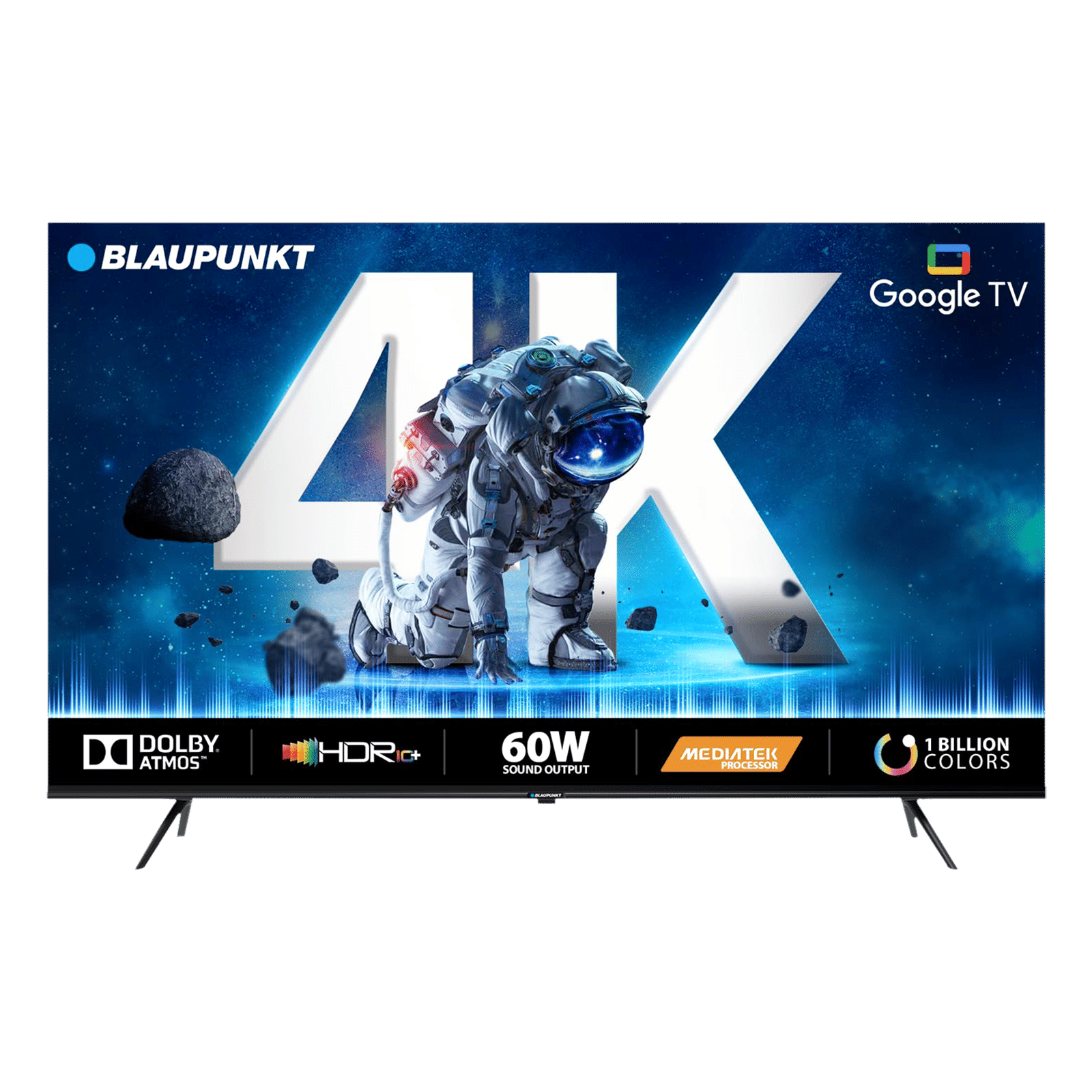 BLAUPUNKT CyberSound G2 140 cm (55 inch) LED 4K Ultra HD Google TV with Dolby Atmos (2023 model)