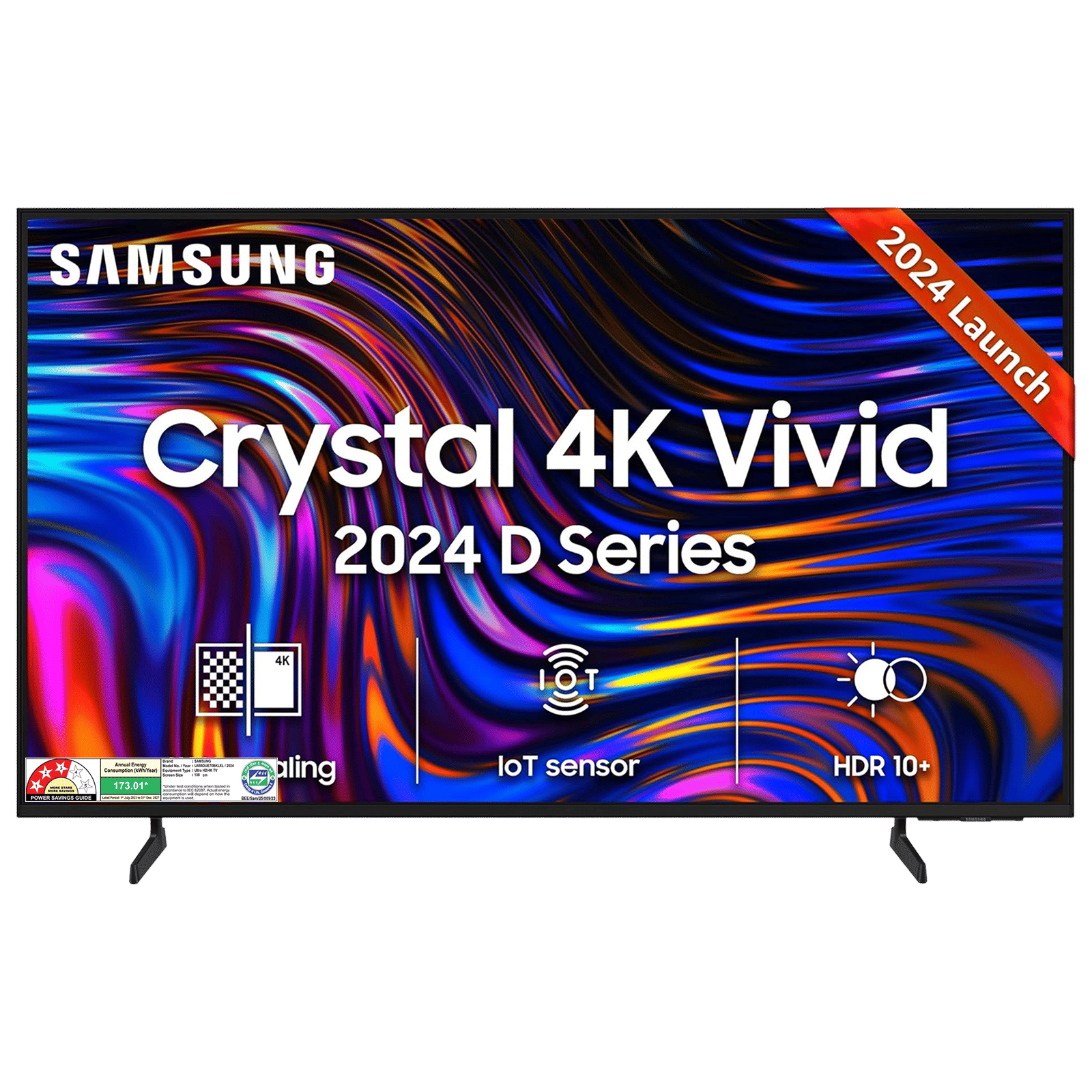 SAMSUNG DUE70 165 cm (65 inch) 3 Star 4K Ultra HD LED Tizen OS TV with Crystal Processor 4K