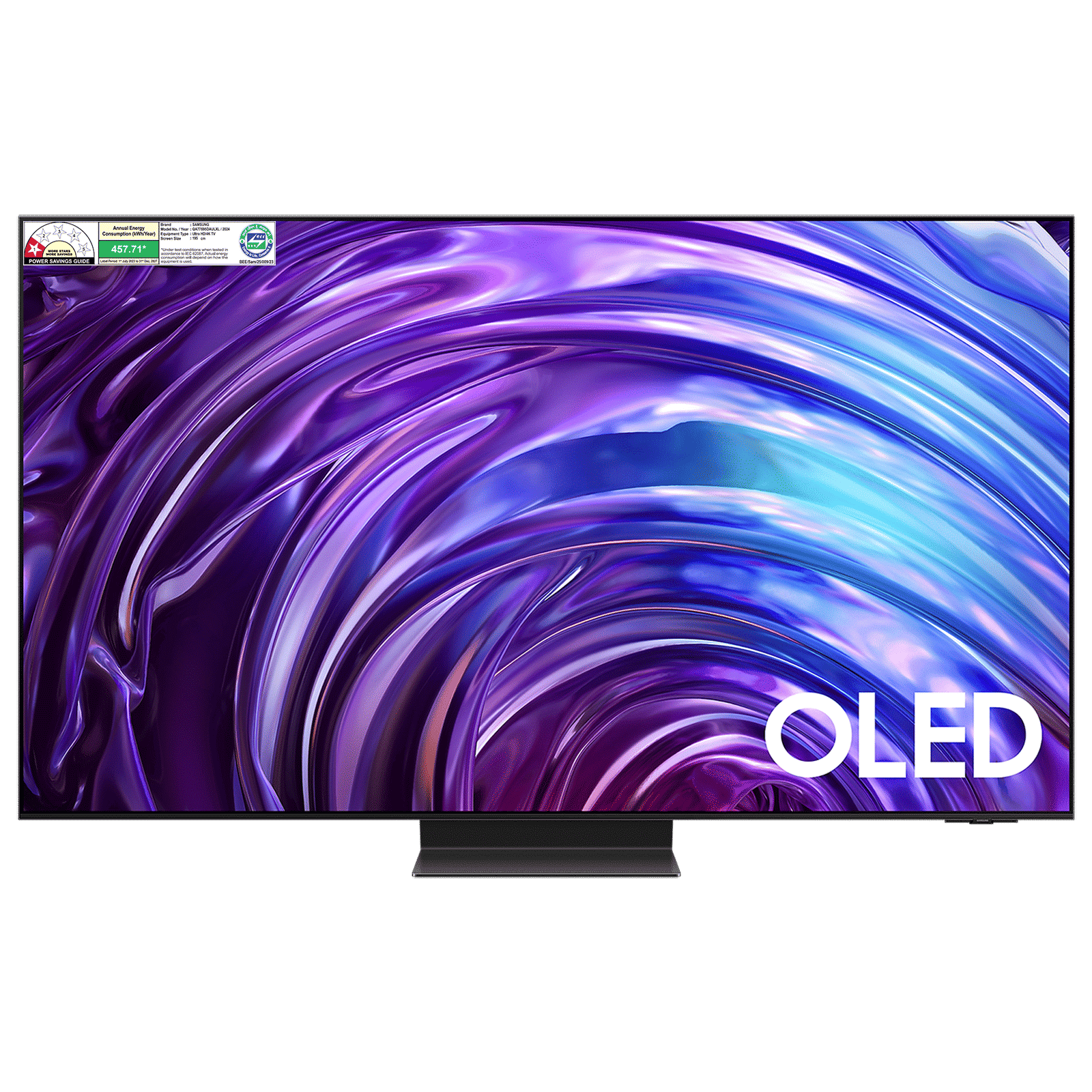 SAMSUNG S95D 195 cm (77 inch) 1 Star 4K Ultra HD LED Smart Tizen TV with Voice Assistant (2024 model)