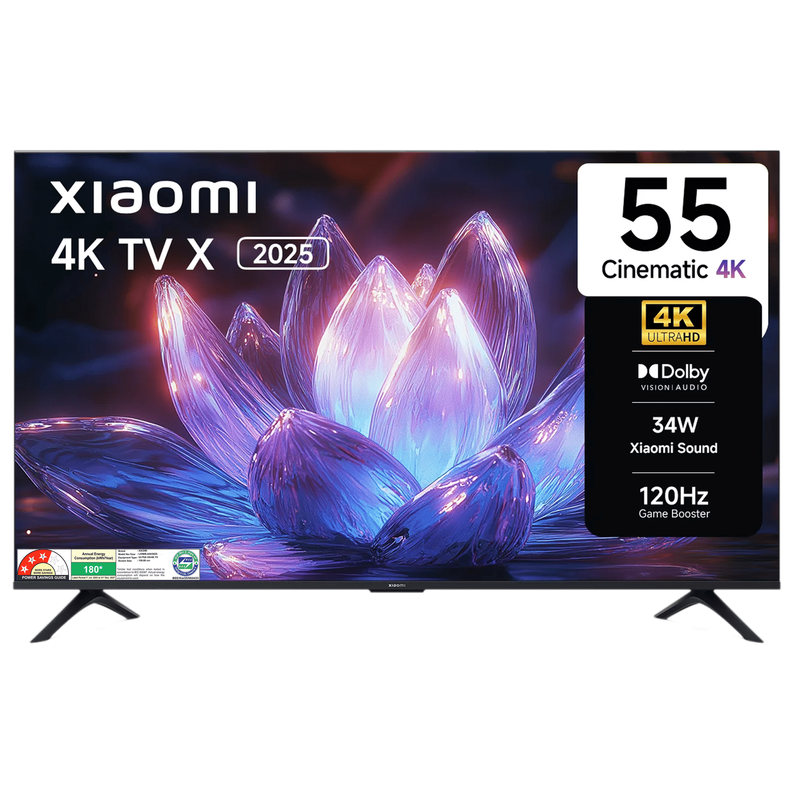 Xiaomi X Series 140 cm (55 inch) 4K Ultra HD LED Smart Google TV with Dolby Vision (2025 model)