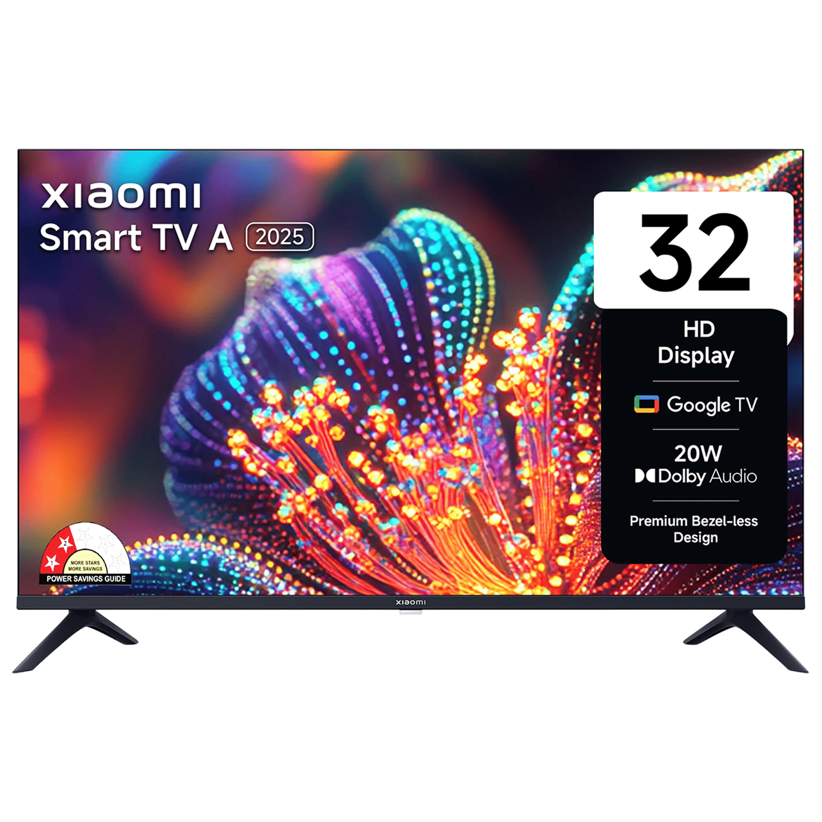 Xiaomi A Series 80 cm (32 inch) 2 Star HD LED Smart Google TV with Dolby Audio (2025 model)