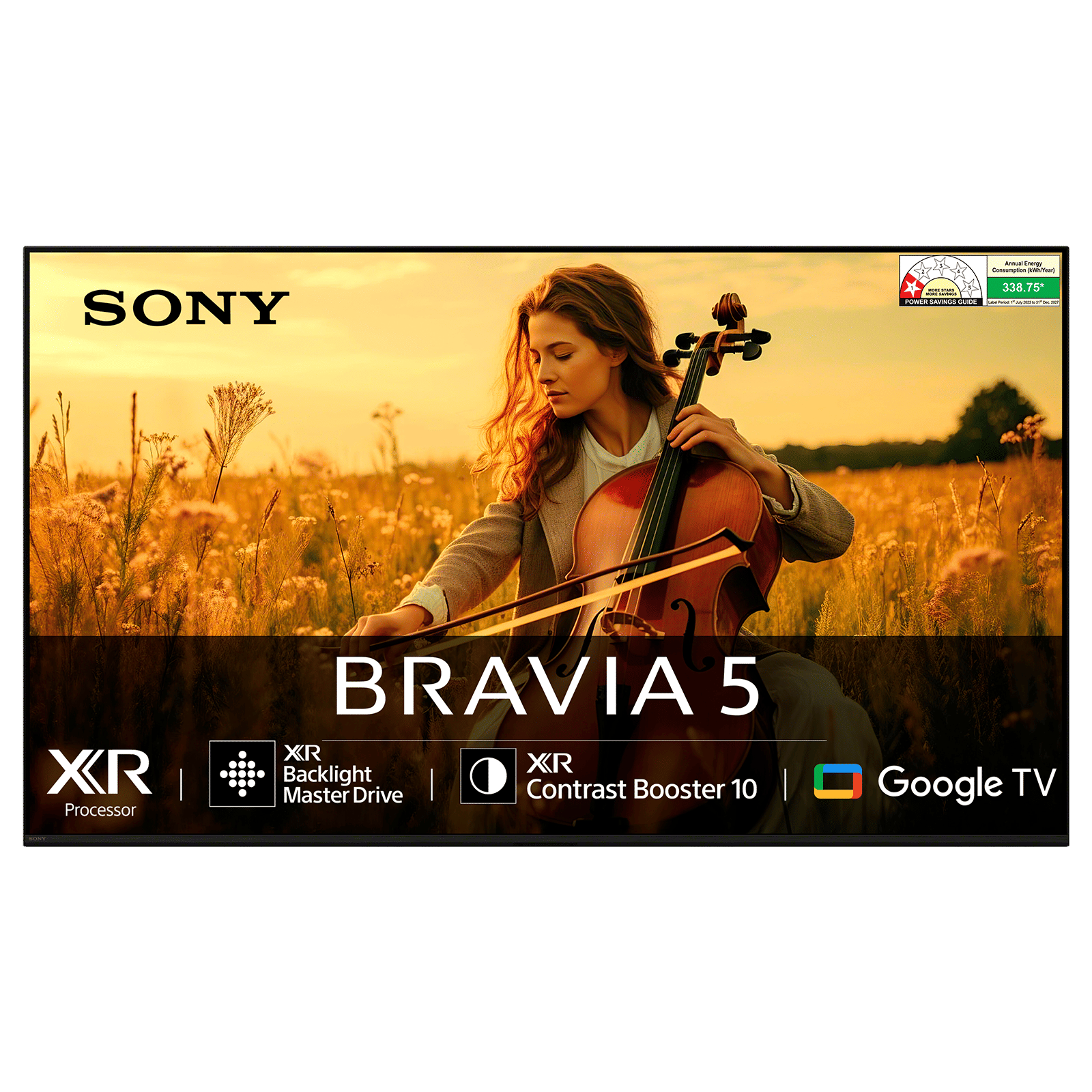 SONY BRAVIA 5 165 cm (65 inch) Mini LED 4K Ultra HD Smart Google TV with Dolby Vision & Dolby Atmos (2025 model)