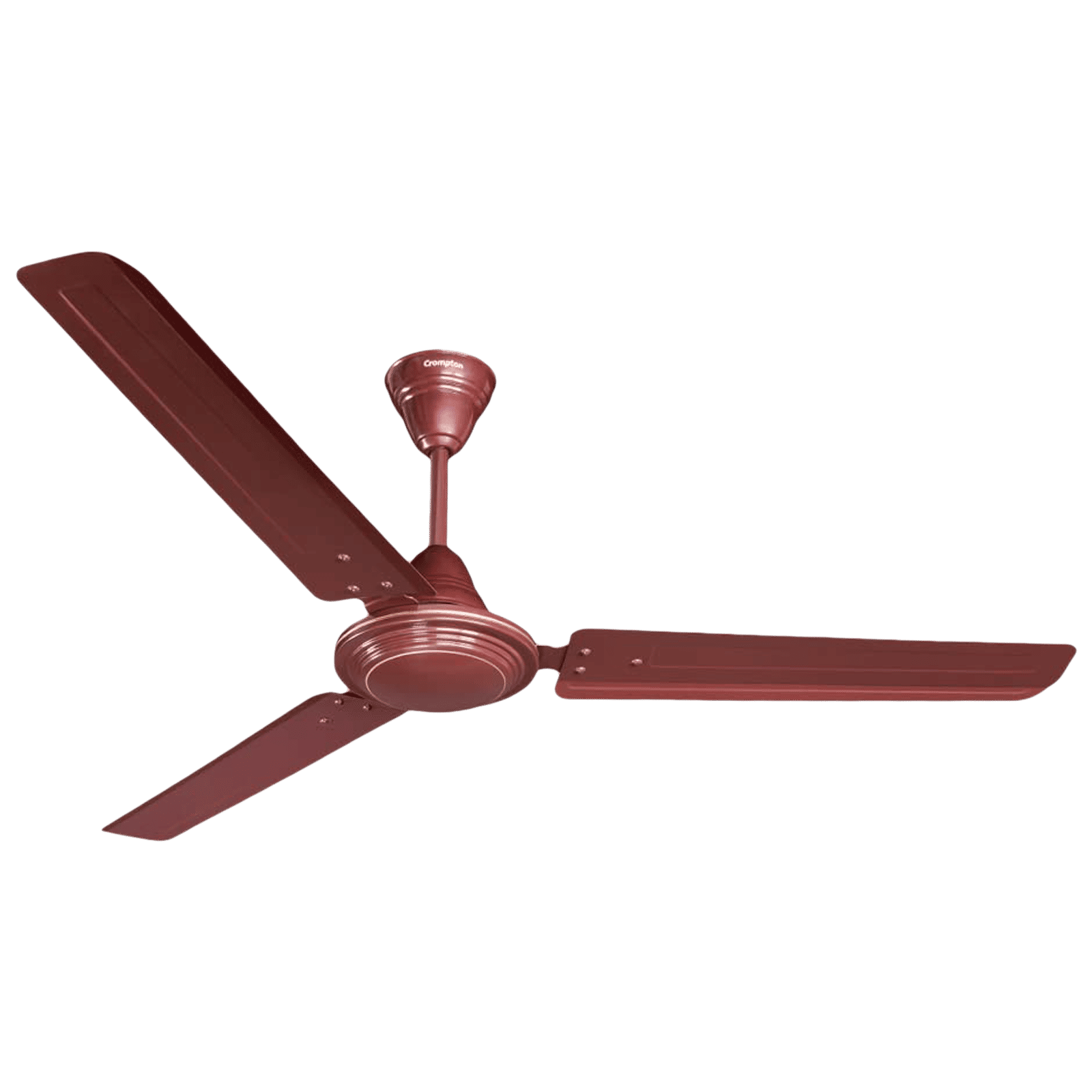 Crompton Surebreeze Hill Briz 1 Star 1200mm 3 Blade Copper Motor Ceiling Fan (Inverter Compatibility, Brown)