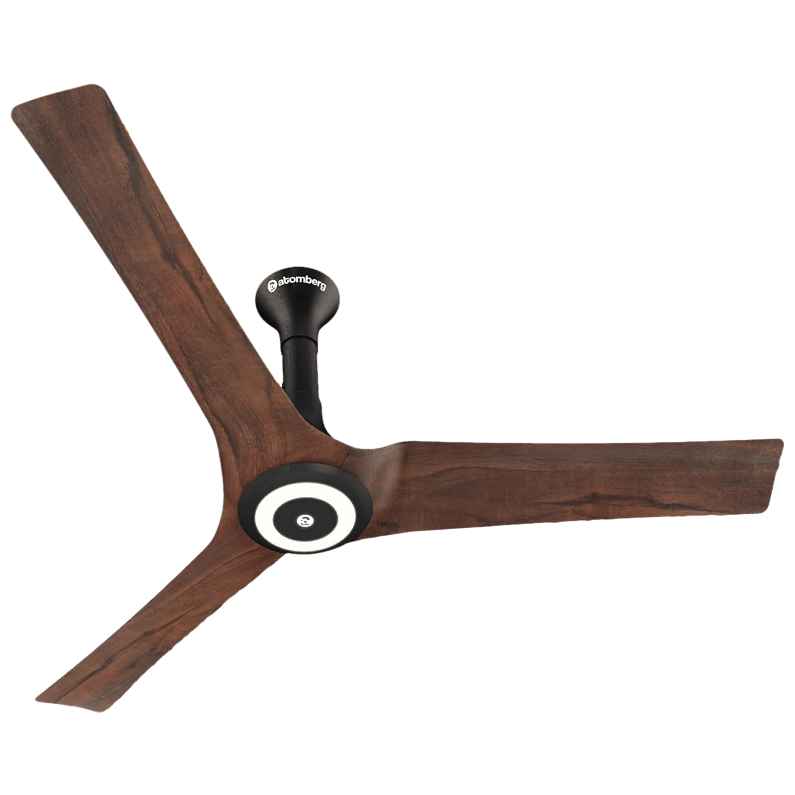 atomberg Aris 5 Star 1200mm 3 Blade BLDC Motor Smart Ceiling Fan with Remote (Voice Assistance, Dark Teakwood)
