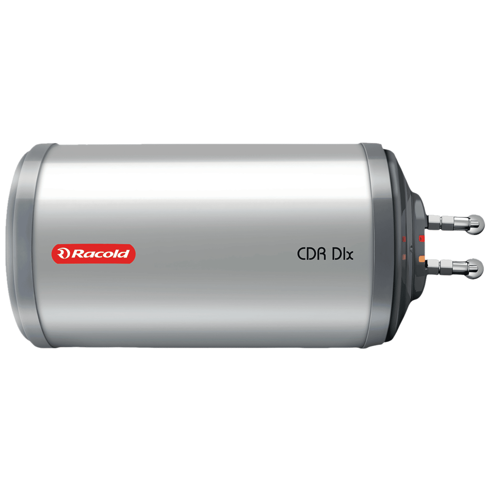 Racold CDR DLX 25 Litres 4 Star Horizontal Storage Geyser with RHS Water Inlet (White & Grey Dome)