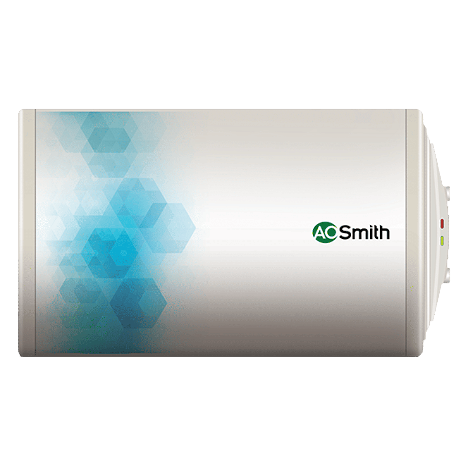 AO Smith 25 Litres 3 Star Horizontal Storage Water Geyser with Glass Coated Incoloy Heating Element (White)
