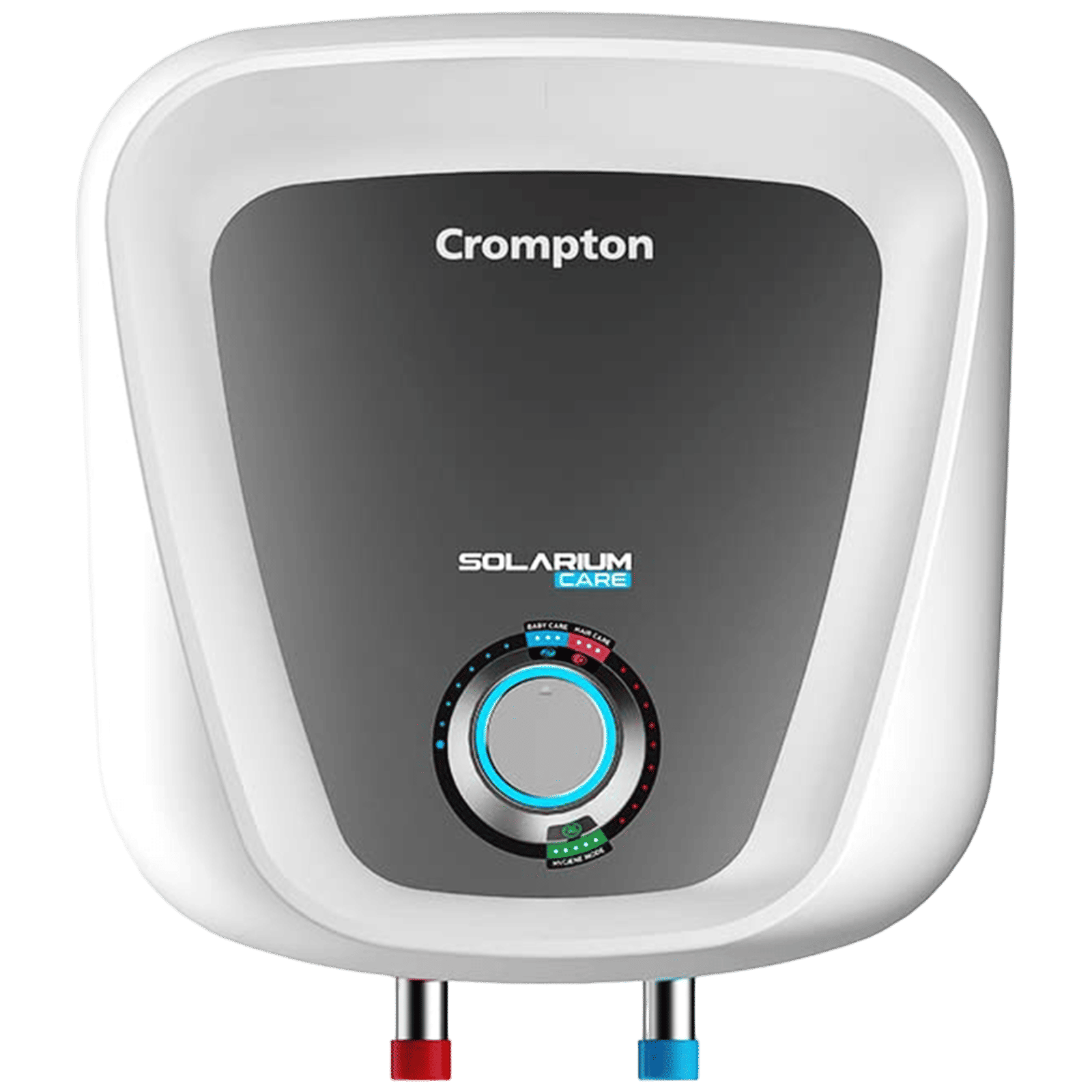 Crompton Solarium Care 10 Litre 5 Star Vertical Storage Geyser with Advanced 3 Level Safety (White)