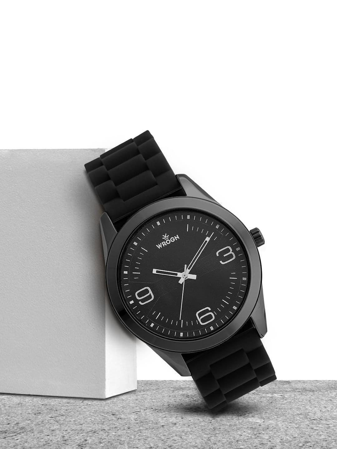 WROGN WROGN Men Black Analogue Watch WRG00046C