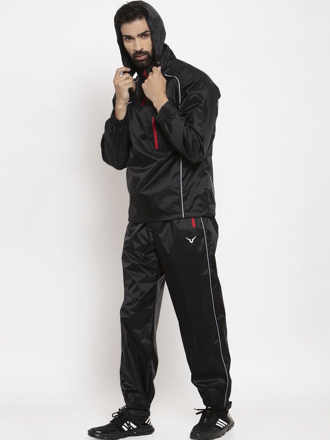Invincible Invincible Men Platinum Nylon Sauna Suit